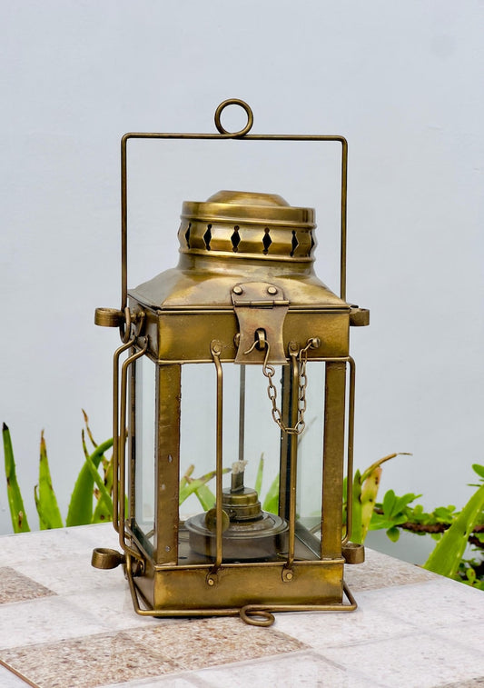 MEDIEVALMART Nautical Maritime Ship Oil Lamp Burner Lantern with Dimmer Switch