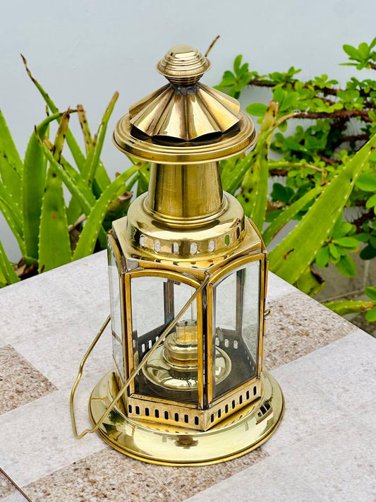 MEDIEVALMART Nautical Copper Burton Maritime Ship Oil Lamp Burner