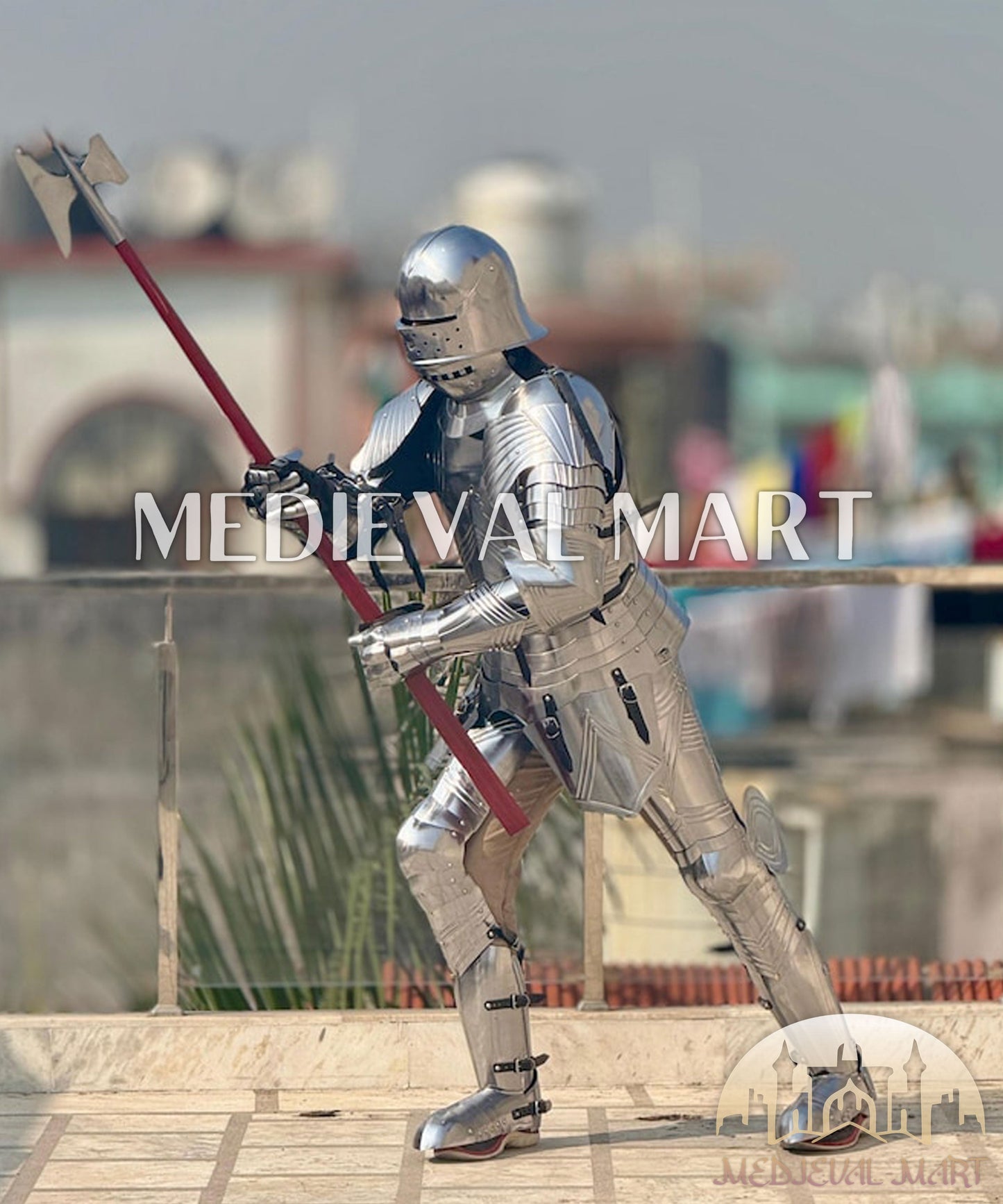 MEDIEVALMART Medieval Gothic Knight Suit Of Armor German Combat