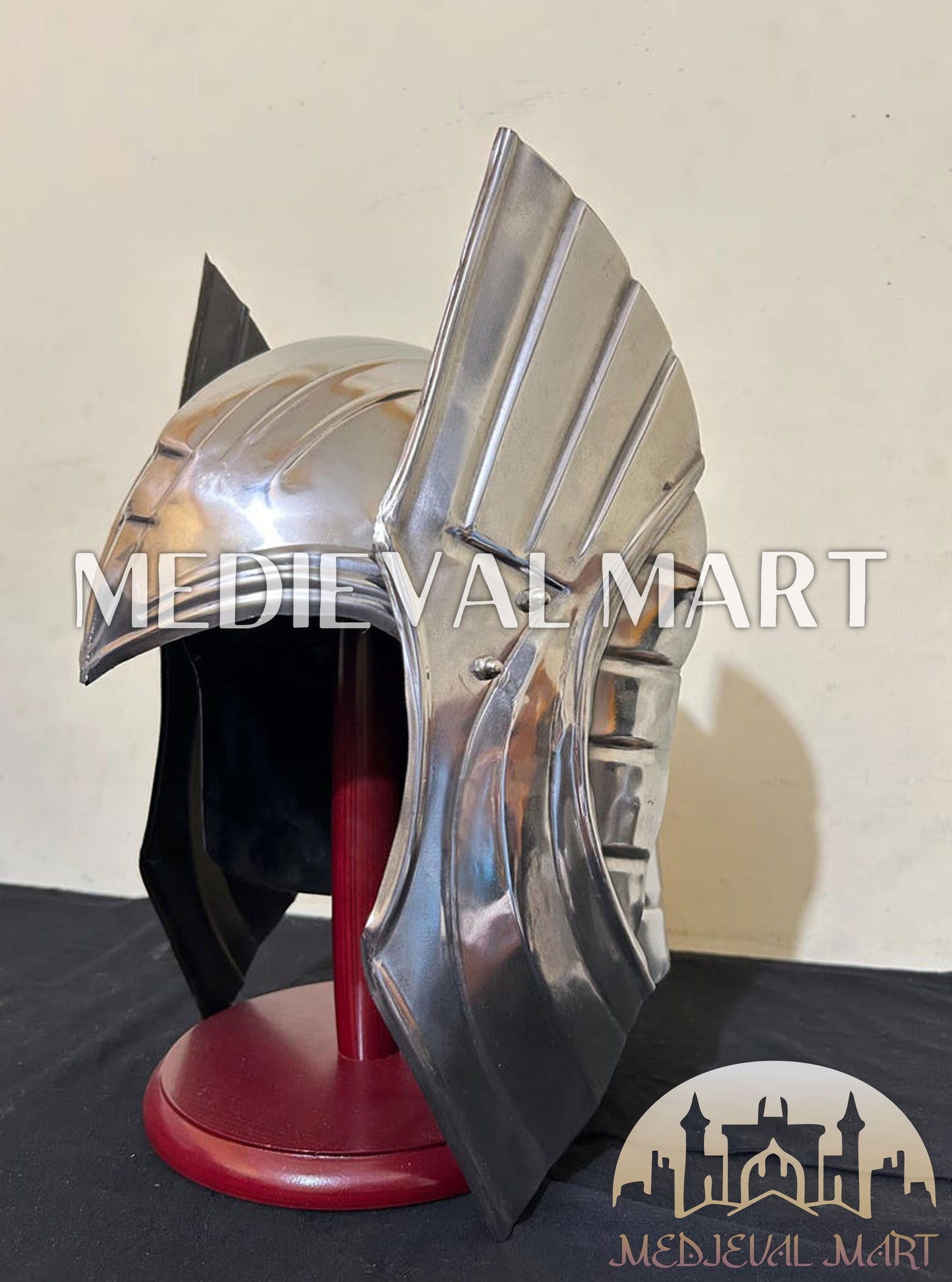 MEDIEVALMART "Thor Ragnarok" Avenger Warrior Thor Helmet W/H Free Stand | Marvel Props