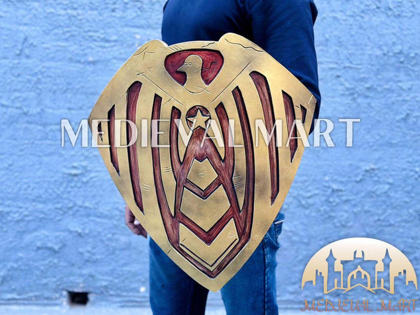 MEDIEVALMART The Boys Homelander Father Soldier Boy Shield - The Boys Prop Replica