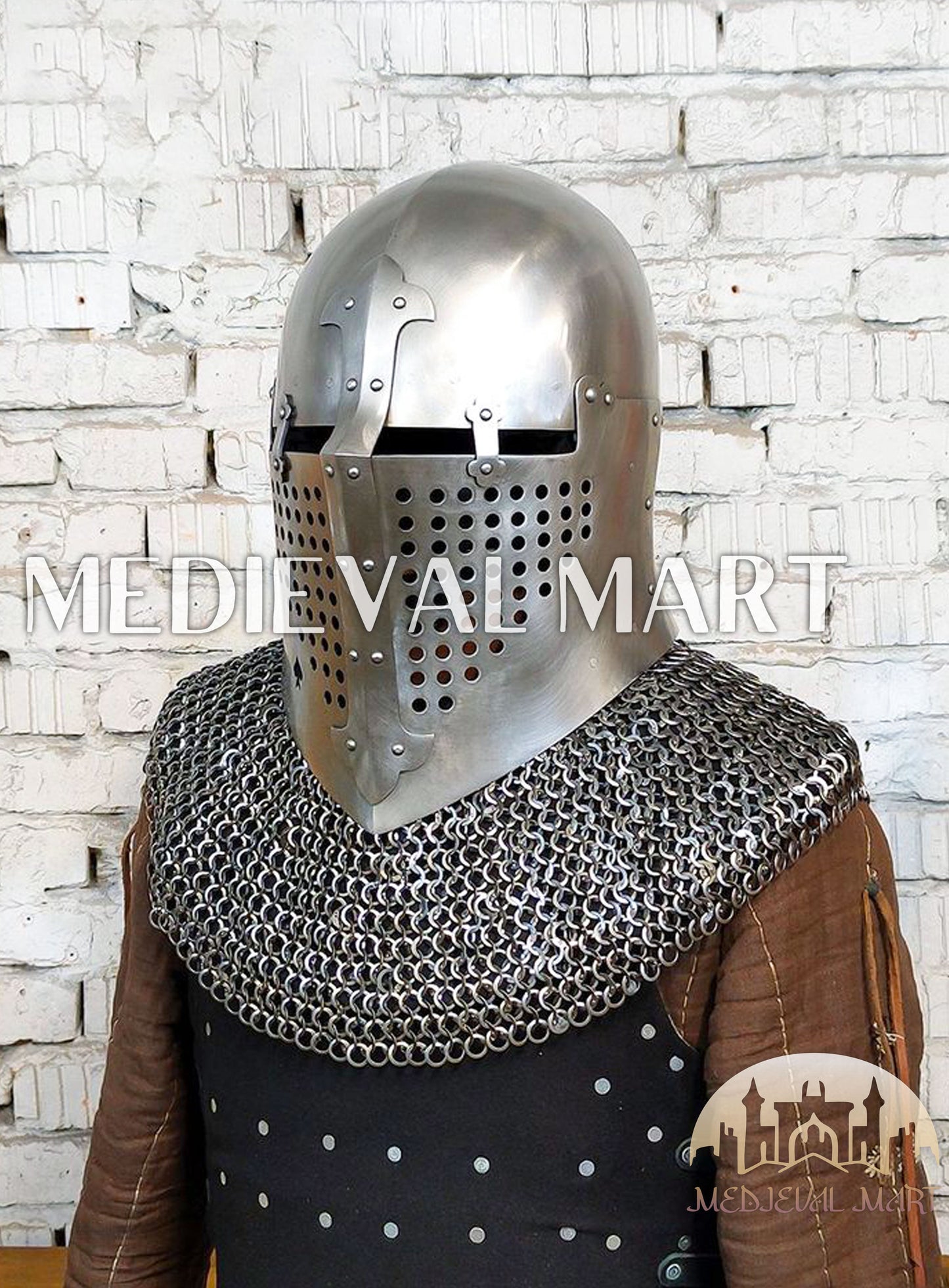 MEDIEVALMART 4th century The Great Alexander Sugarloaf Bascinet Helmet