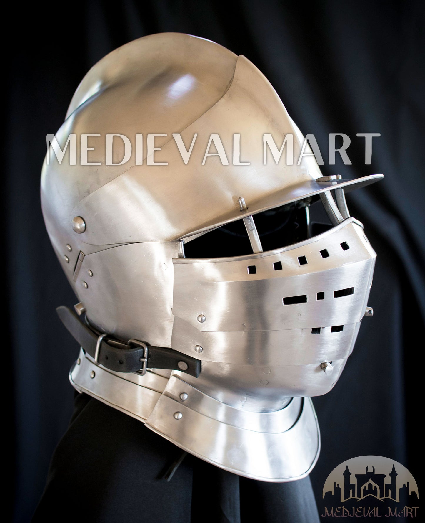 MEDIEVALMART 16th century German Renaissance-era modern combat Burgonet “Aldo Gervais” Helmet