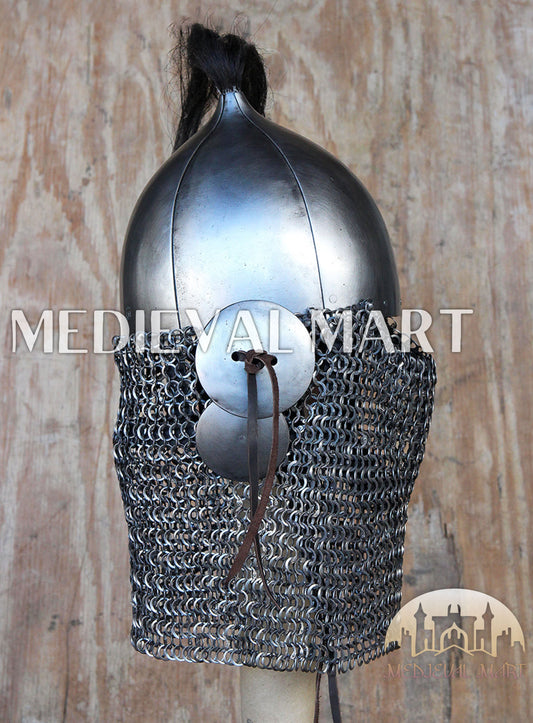 MEDIEVALMART Medieval Viking Norman Nasal Helmet W/H Face Gaurd
