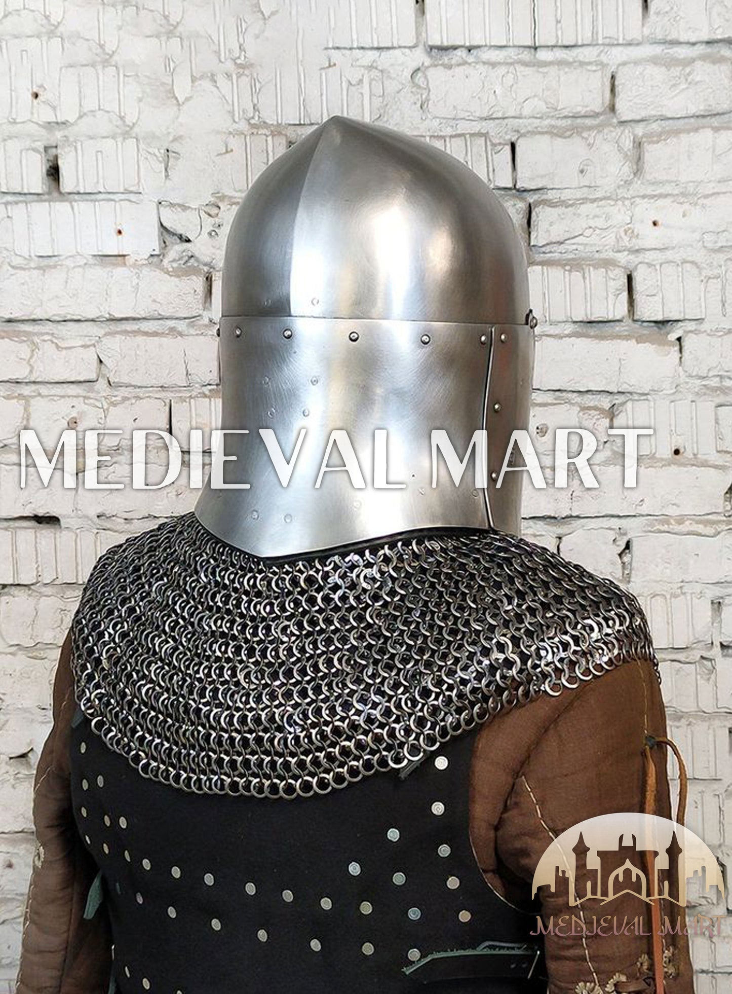 MEDIEVALMART 4th century The Great Alexander Sugarloaf Bascinet Helmet