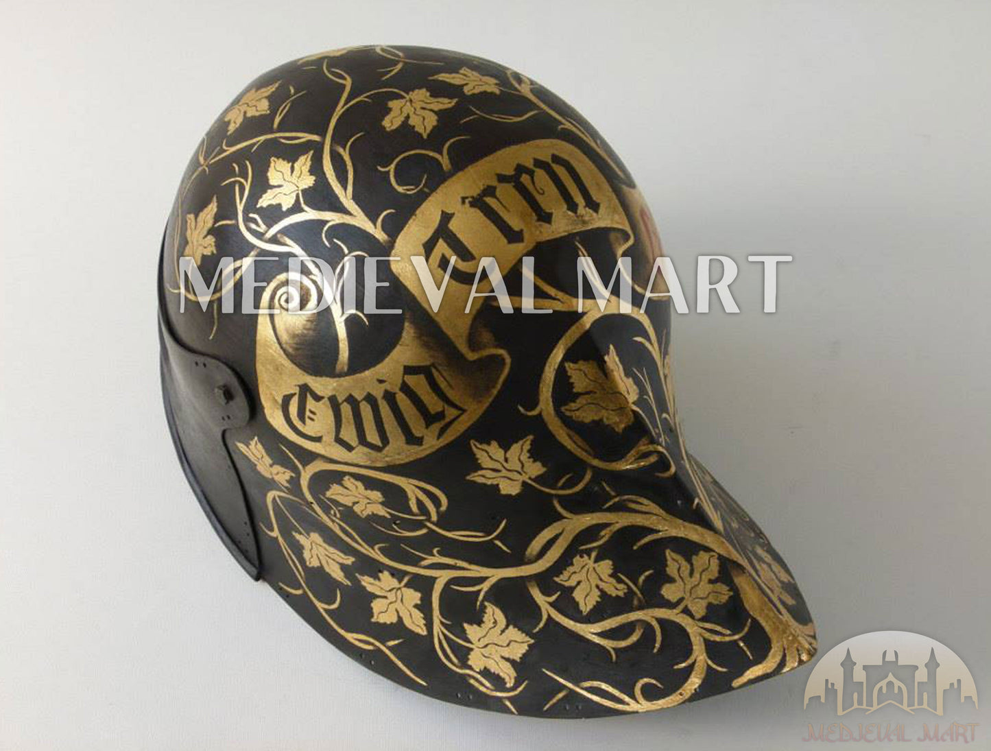 MEDIEVALMART Historical Mid Century German knight Sallet Head Armor "The Mighty King" Helmet