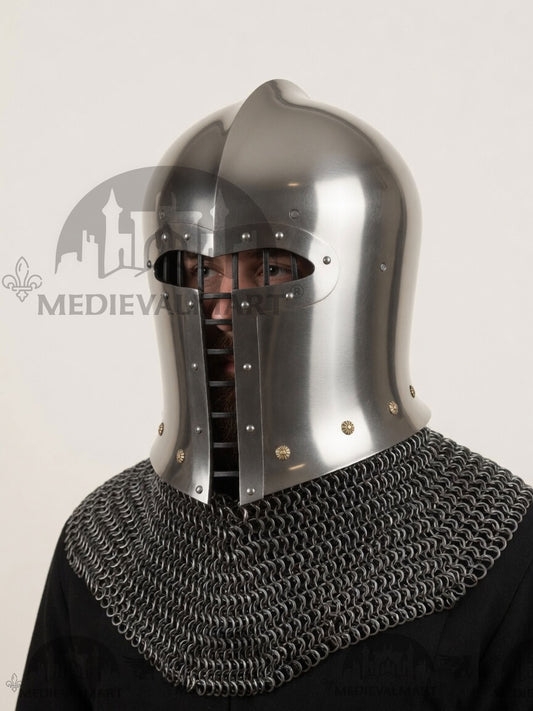 MEDIEVALMART Casque Armet "Simple" du guerrier Alexandre le Grand du 4ème siècle avant J.C.