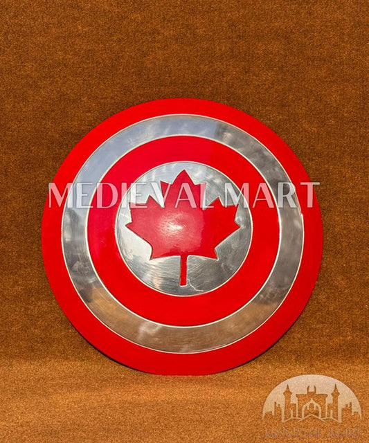 MEDIEVALMART Captain Canada Authentic Shield | Gift for Cosplayer