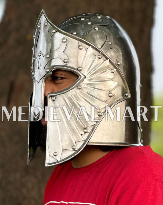 MEDIEVALMART Fantasy Faramir’s Gondor Helmet W/H Free Stand | LOTR Props