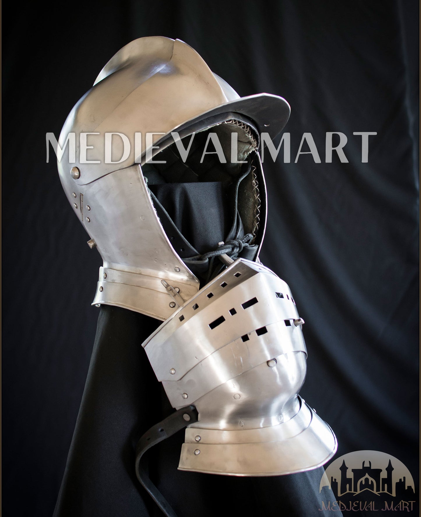 MEDIEVALMART 16th century German Renaissance-era modern combat Burgonet “Aldo Gervais” Helmet
