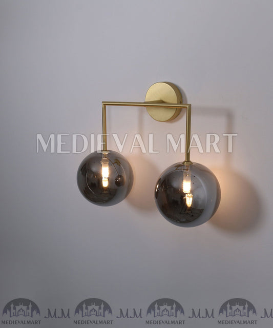 MEDIEVALMART Brass Wall Lights, Wall Sconce, Wall lamp, Vanity Lights, Sconce Light