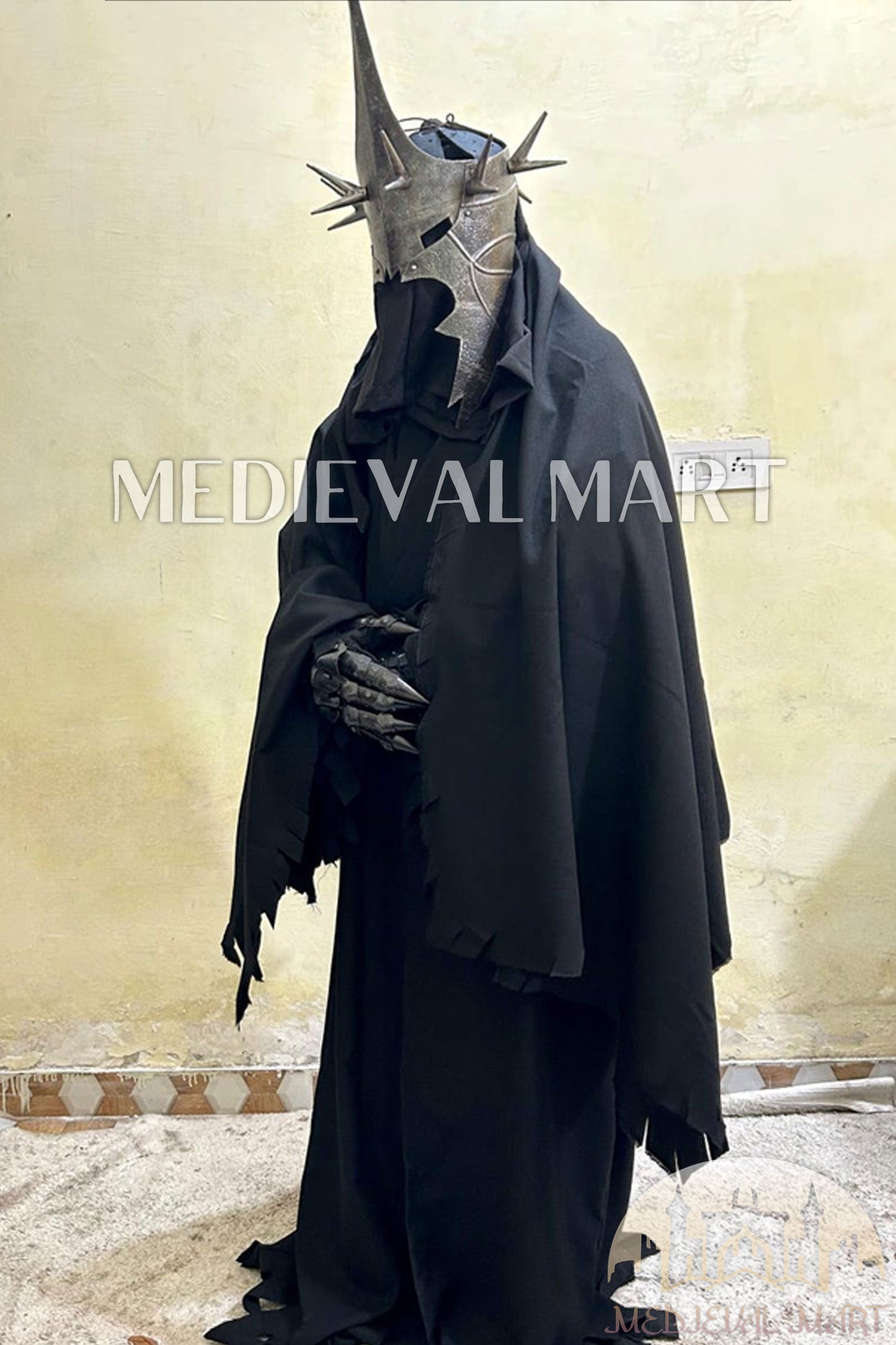 MEDIEVALMART LOTR Sauron's Inspired Nazgûl Complete Costume | Gift For Halloween Day