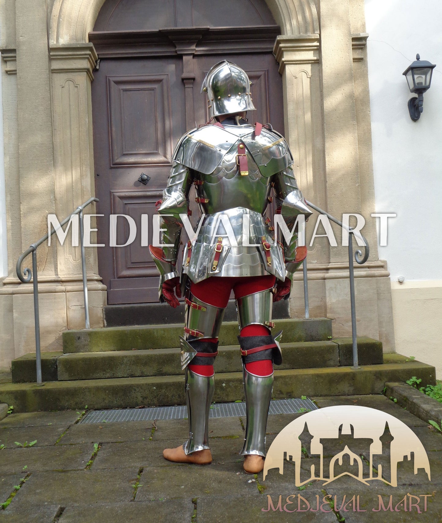MEDIEVALMART 15th Century Gothic Full Plate Armor | Medieval Knight Suit For Reenactment & Cosplay