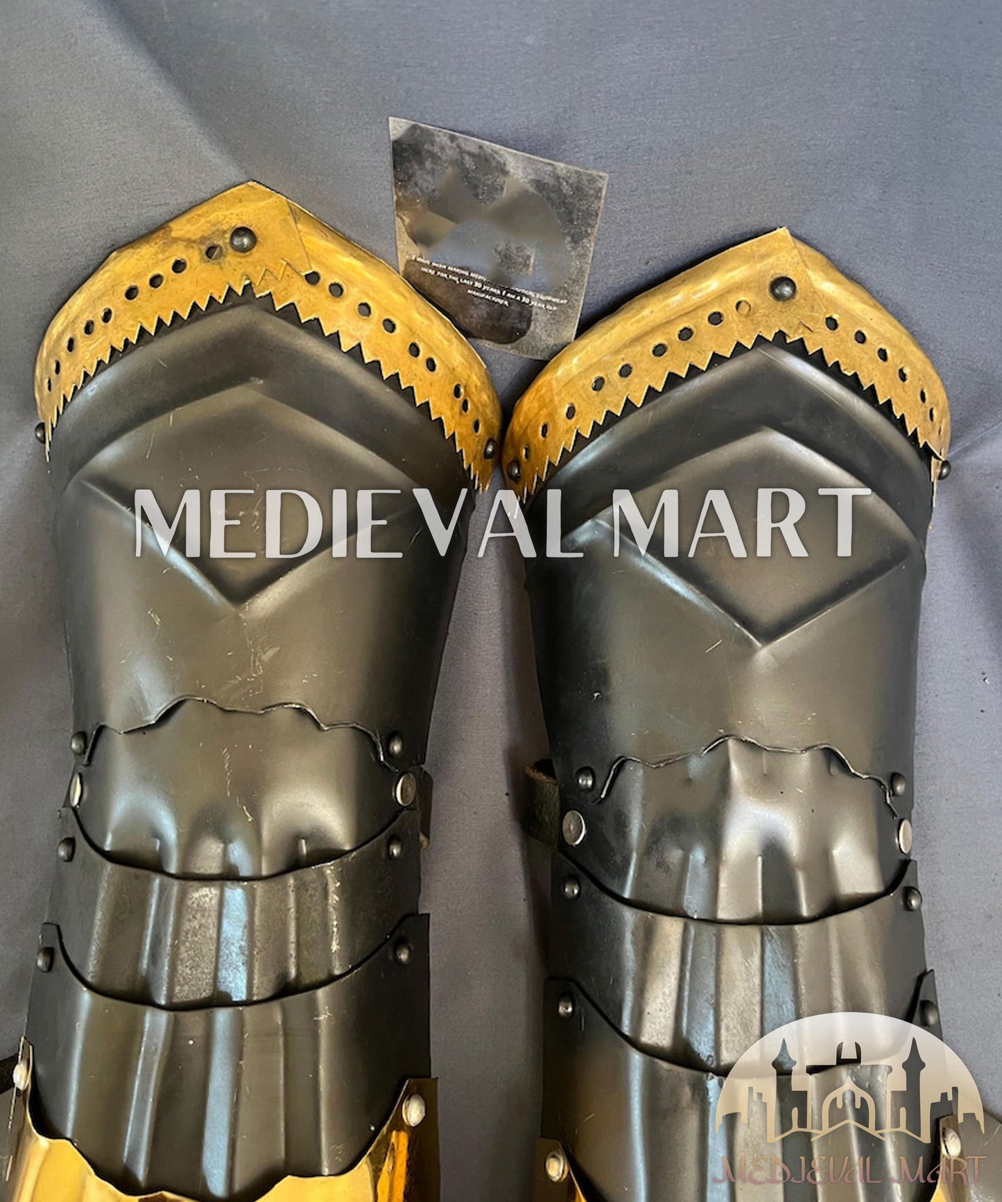 MEDIEVALMART LOTR Medieval Dark Wolf Fantasy Witcher Gauntlet - Cosplay Gloves Armor