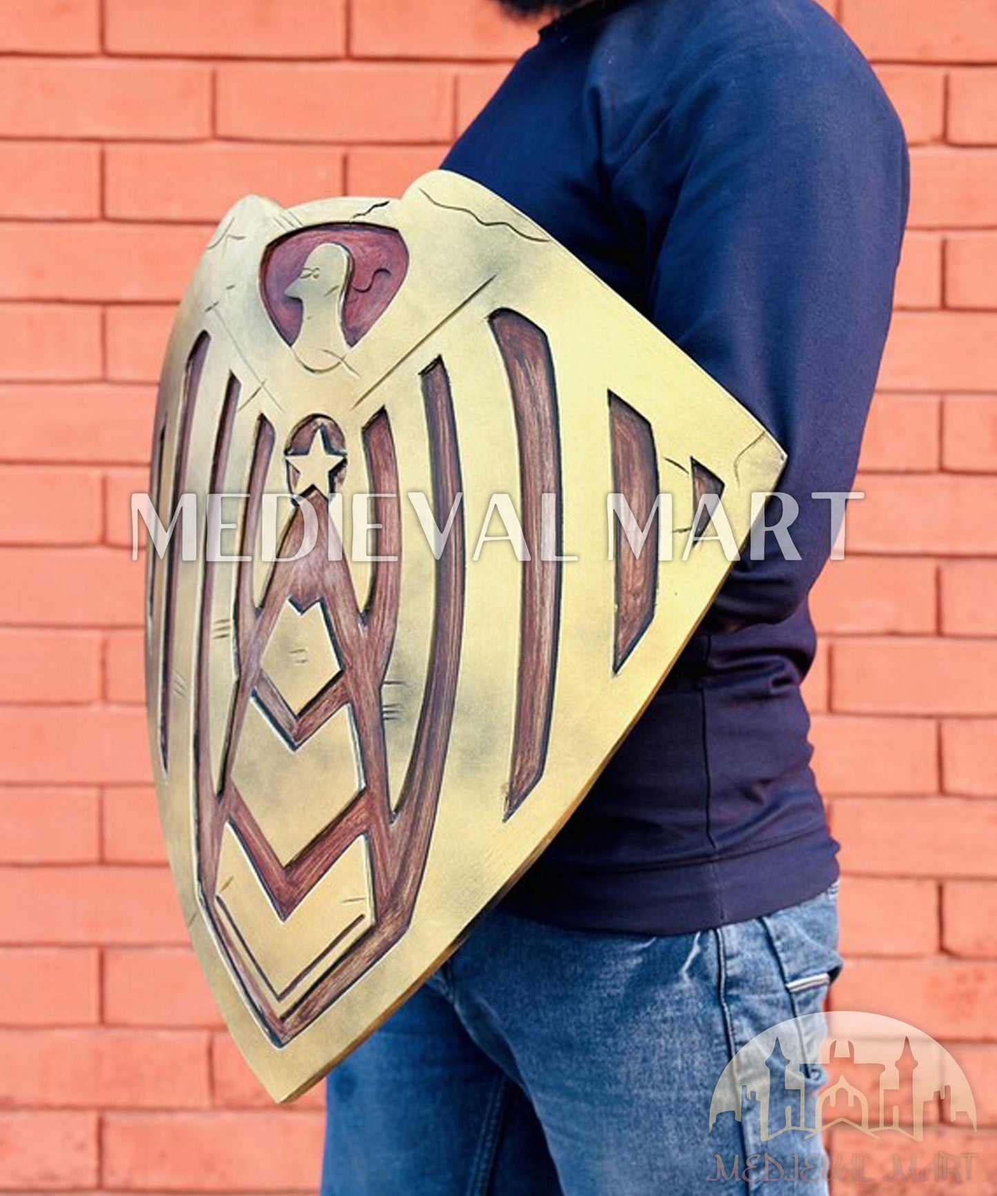 MEDIEVALMART The Soldier Boy Shield, Homelander Shield | Gift For Halloween Day