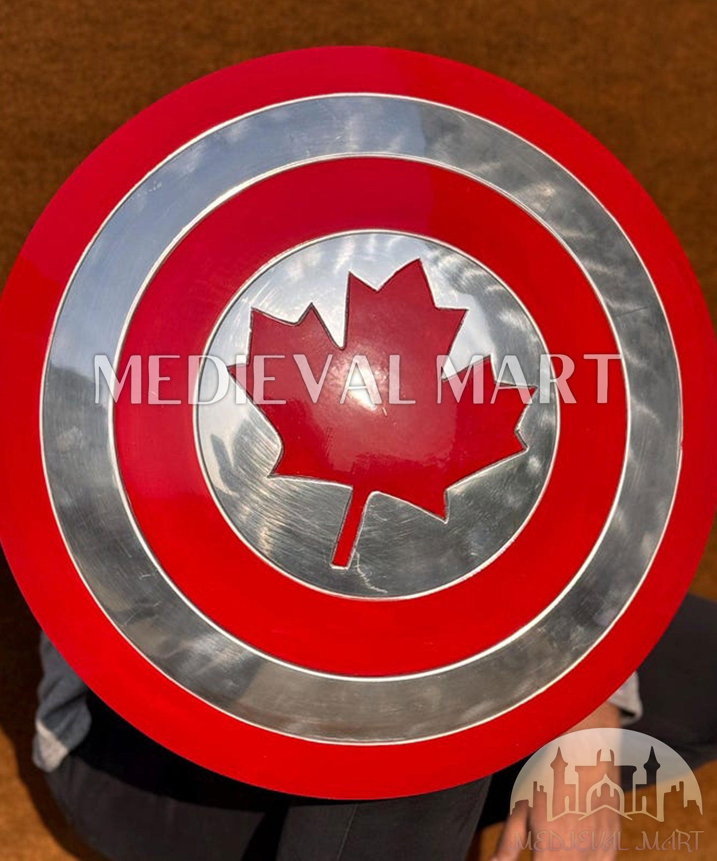 MEDIEVALMART Captain Canada Authentic Shield | Gift for Cosplayer