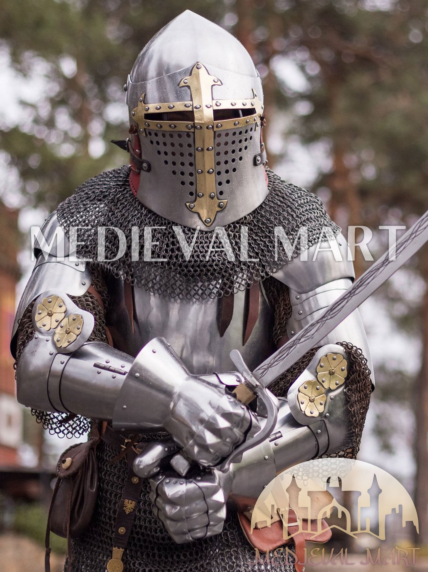 MEDIEVALMART The Great Alexander Medieval Full Body set of Armor Costume