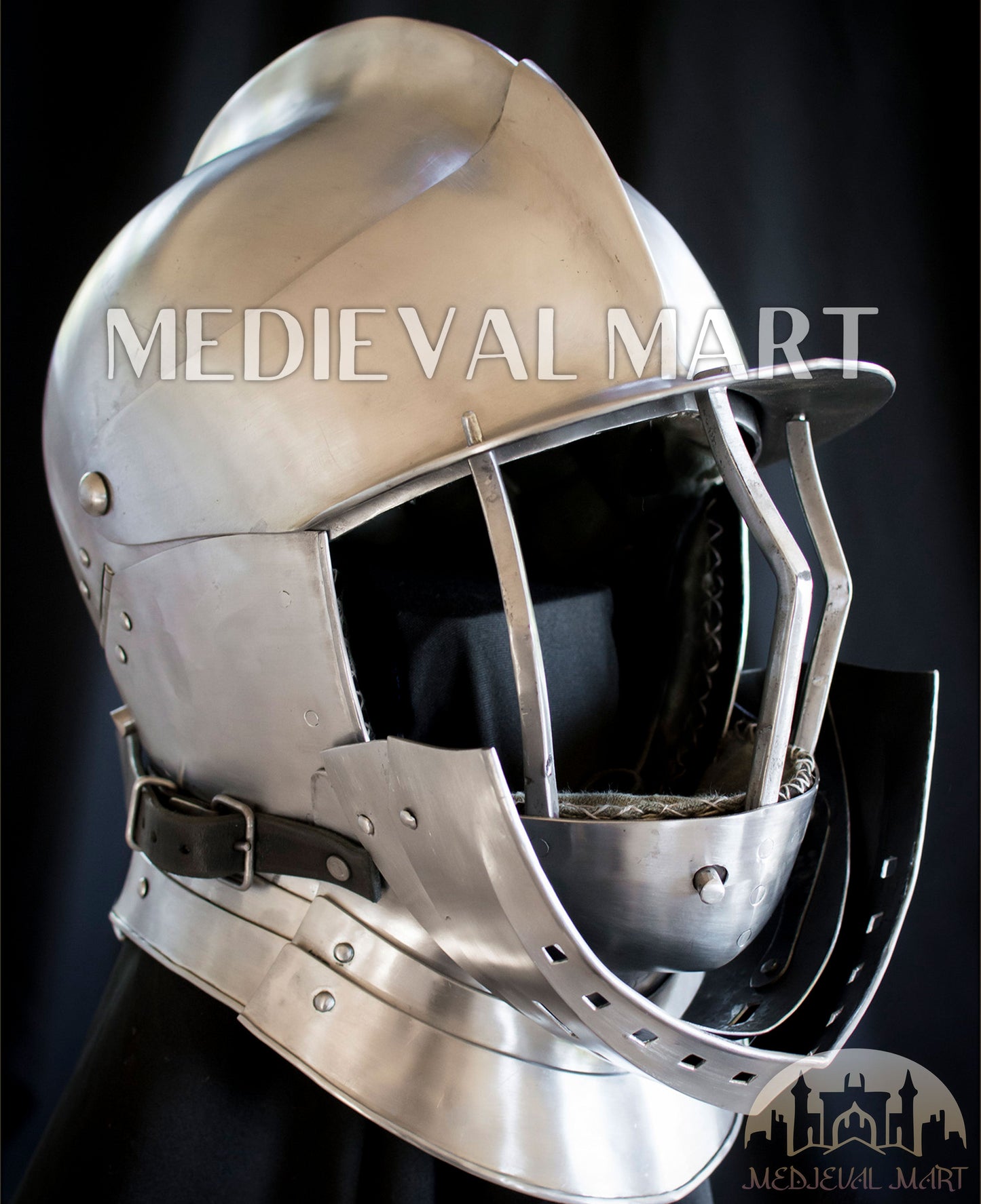 MEDIEVALMART 16th century German Renaissance-era modern combat Burgonet “Aldo Gervais” Helmet