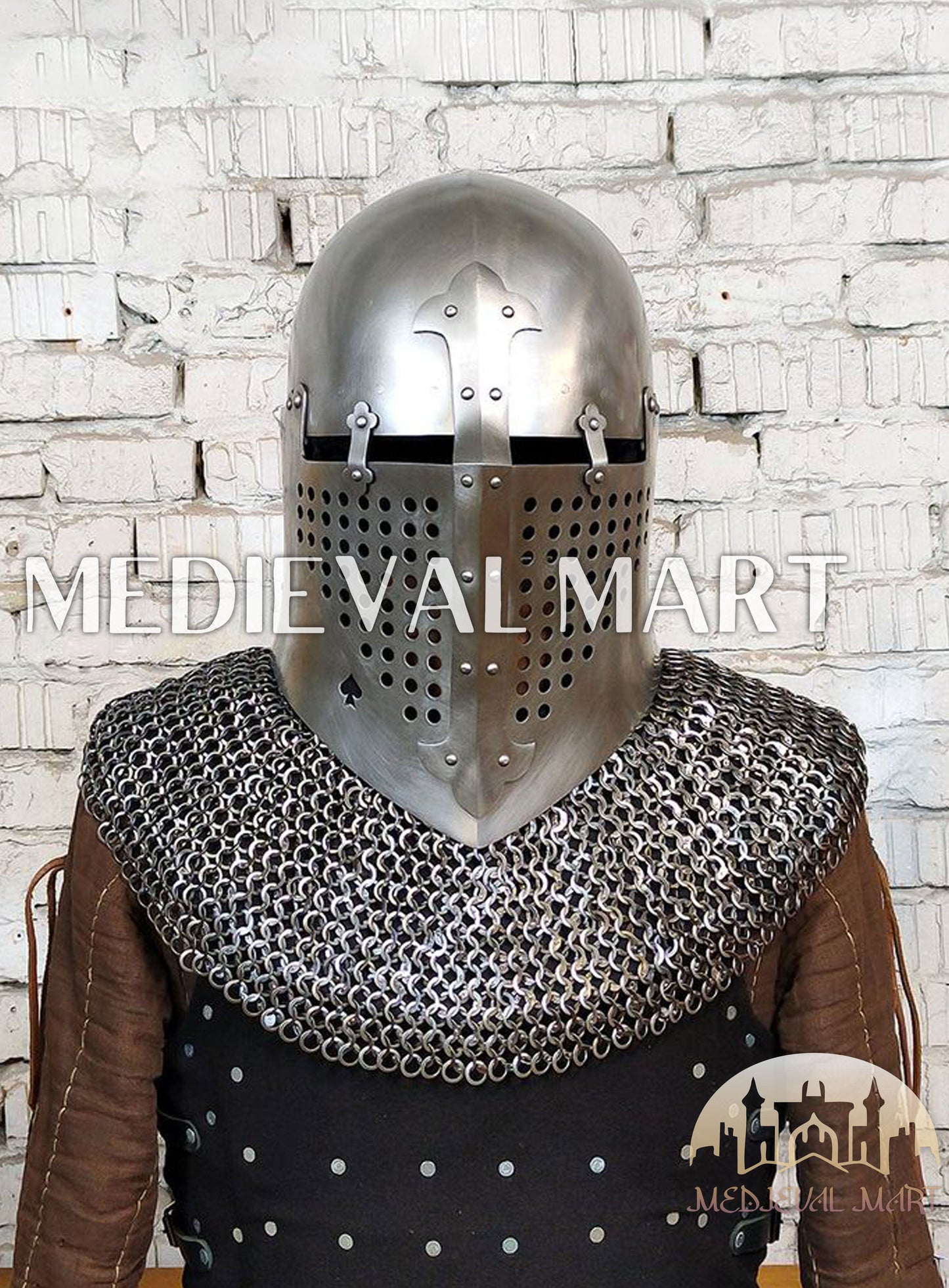 MEDIEVALMART 4th century The Great Alexander Sugarloaf Bascinet Helmet