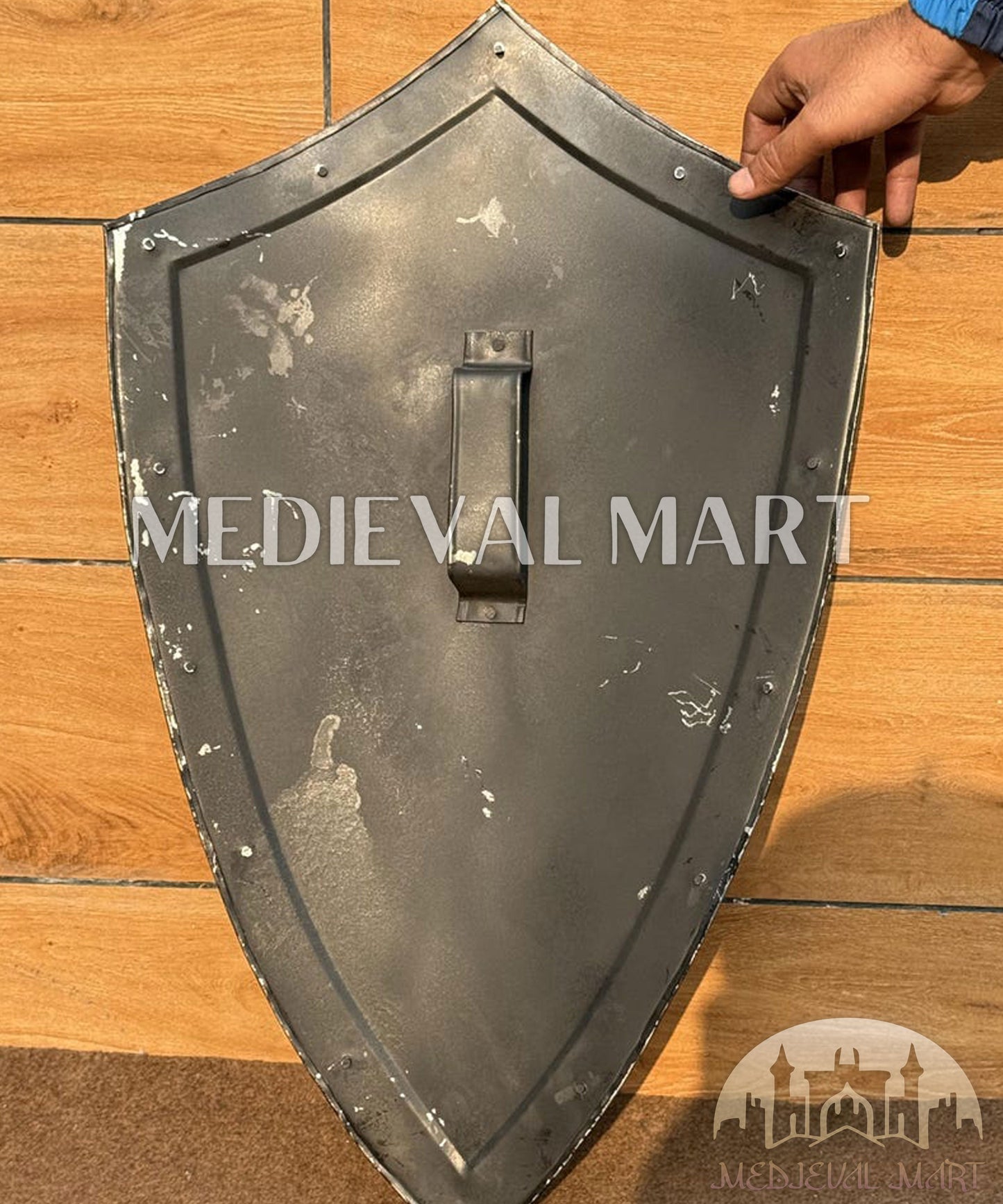 MEDIEVALMART Medieval Templar Dragon Crusader Shield | Gift for Dad