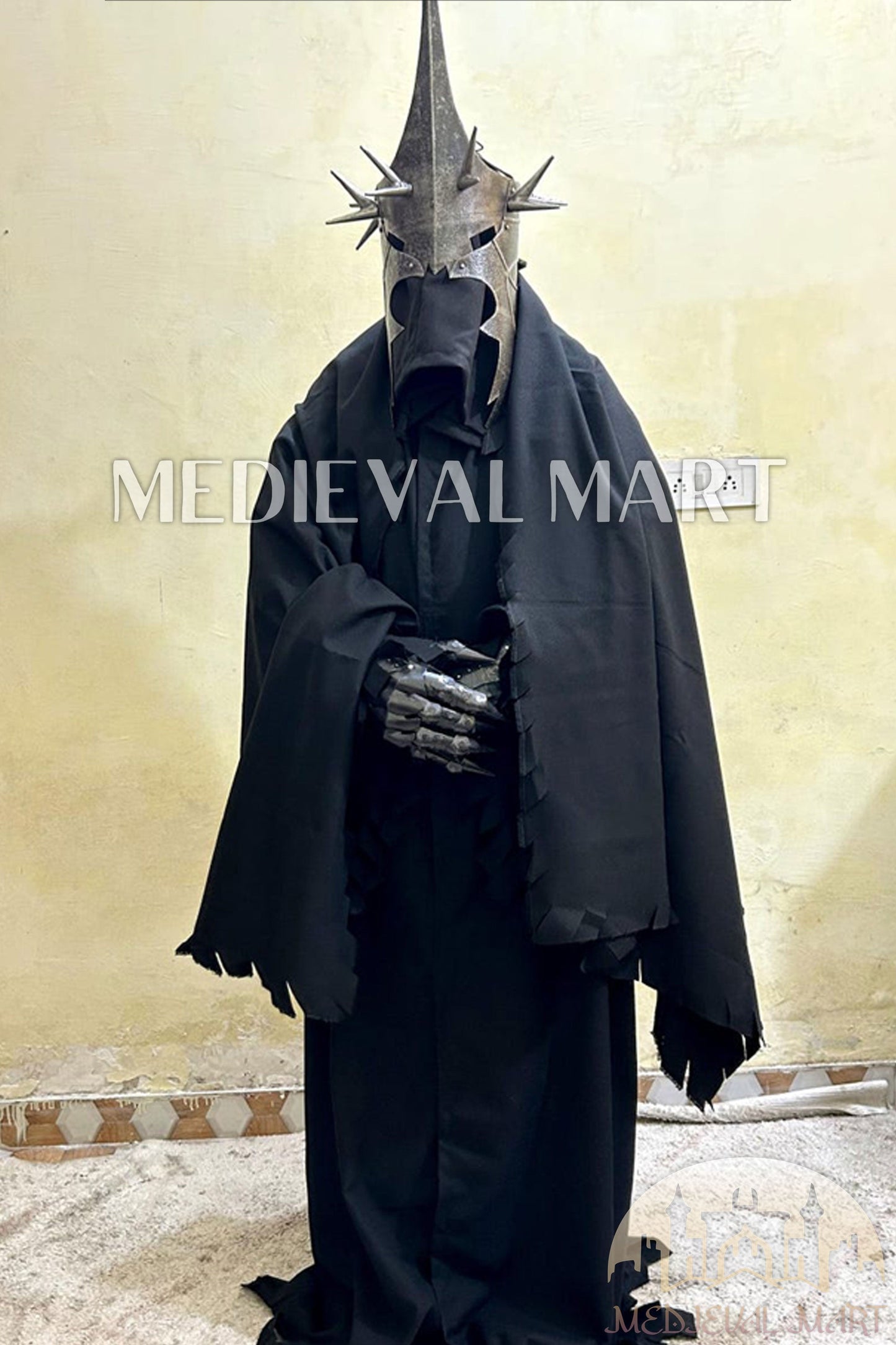 MEDIEVALMART LOTR Sauron's Inspired Nazgûl Complete Costume | Gift For Halloween Day