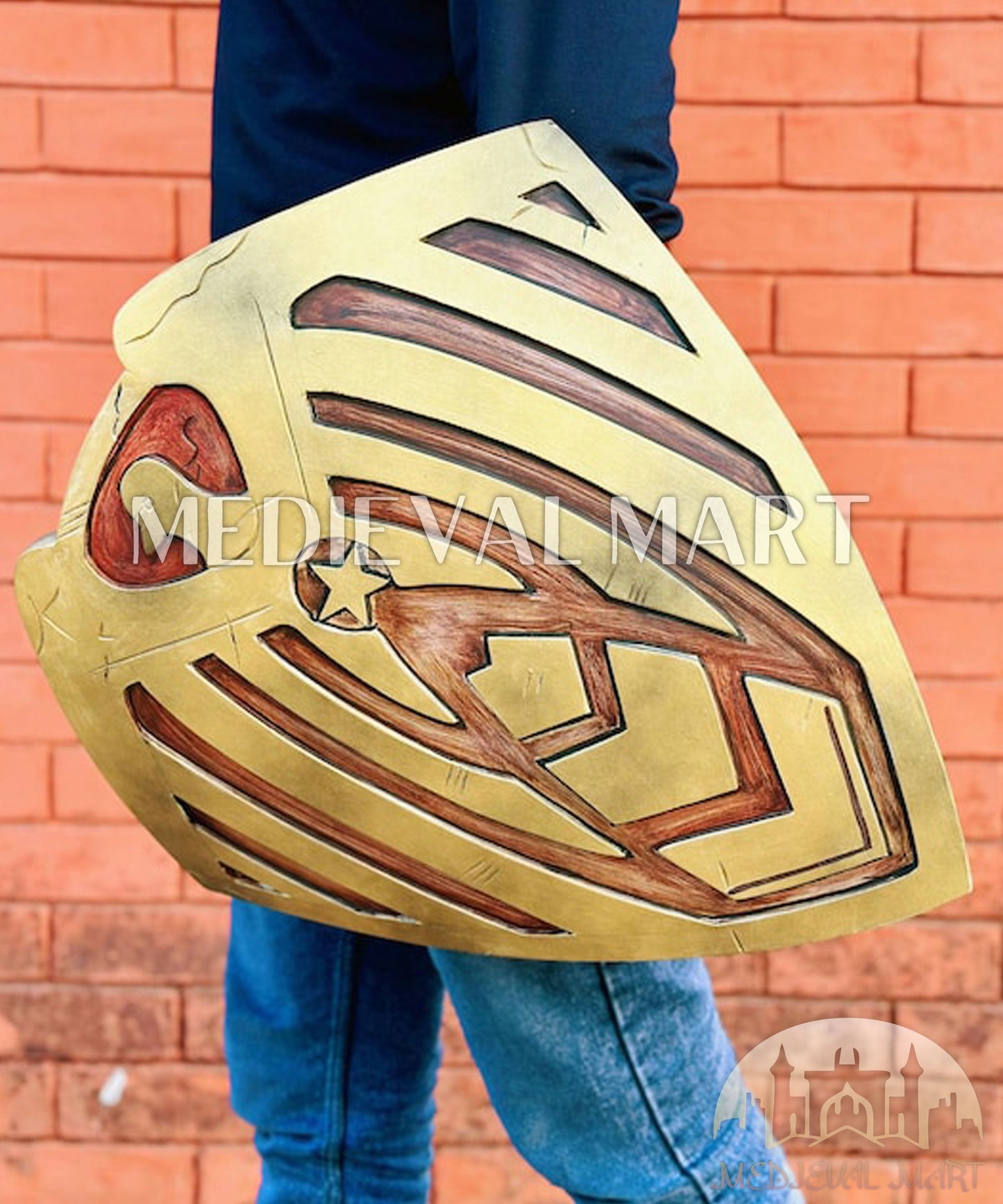 MEDIEVALMART The Soldier Boy Shield, Homelander Shield | Gift For Halloween Day