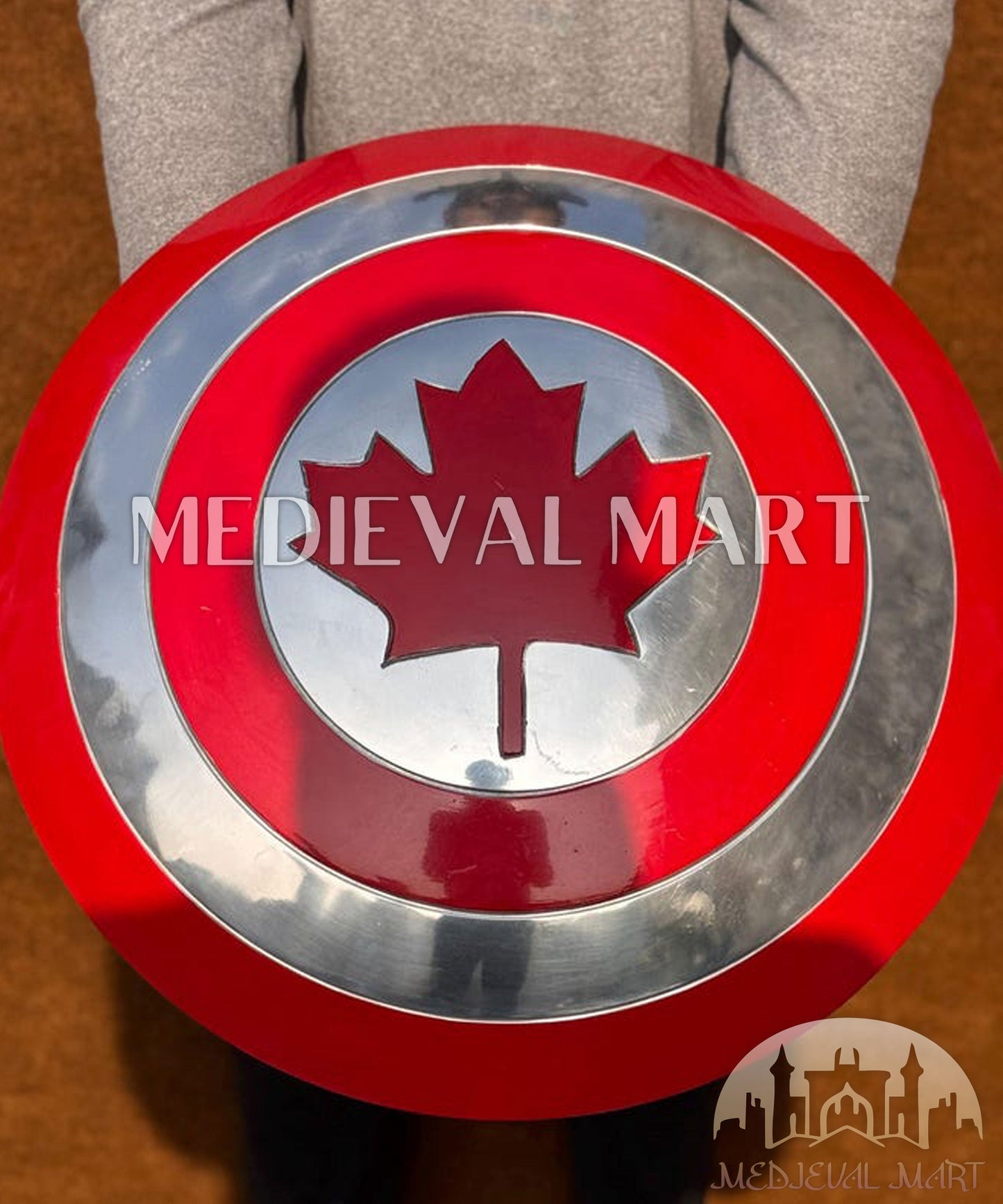 MEDIEVALMART Captain Canada Authentic Shield | Gift for Cosplayer