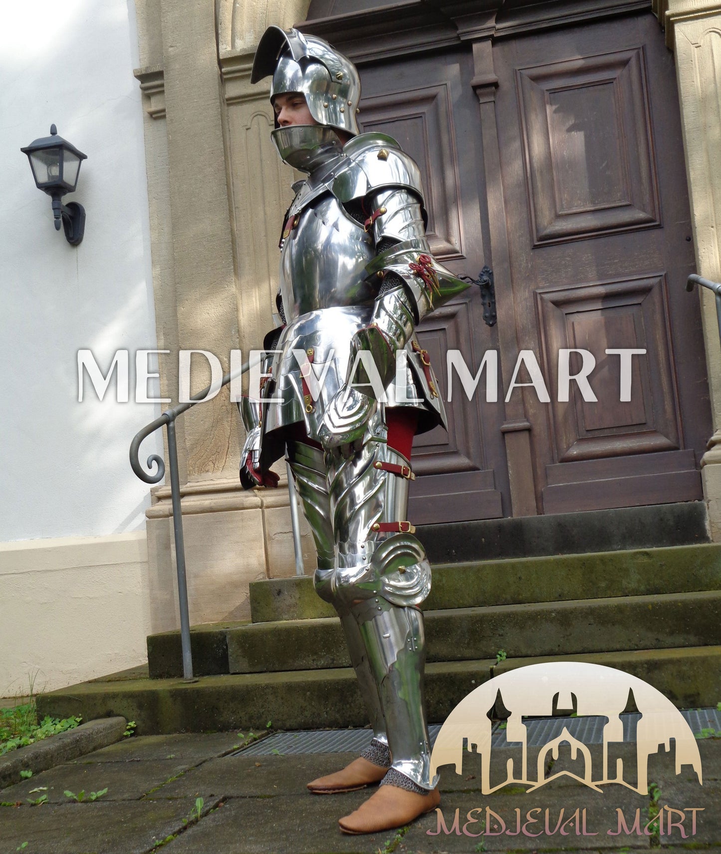 MEDIEVALMART 15th Century Gothic Full Plate Armor | Medieval Knight Suit For Reenactment & Cosplay