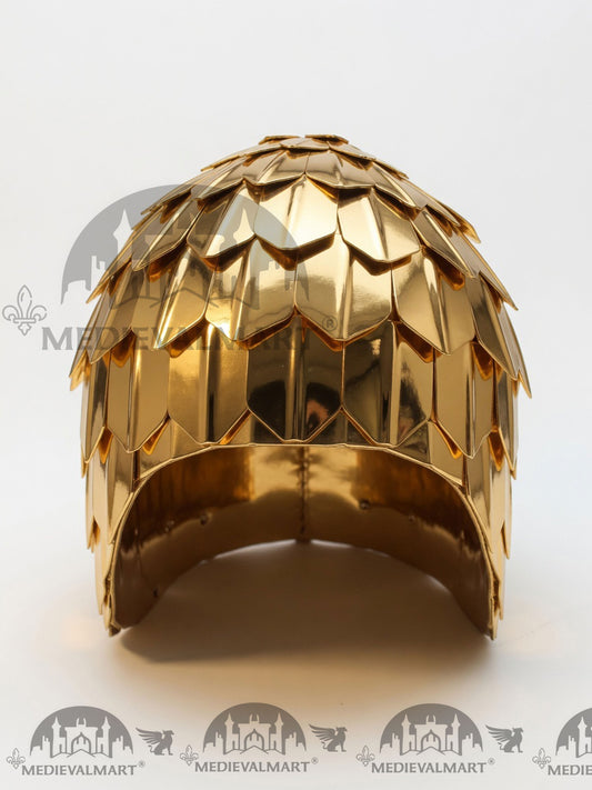 MEDIEVALMART Casque Armet "Simple" du guerrier Alexandre le Grand du 4ème siècle avant J.C.