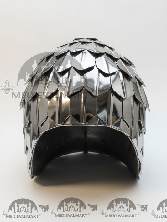MEDIEVALMART Casque Armet "Simple" du guerrier Alexandre le Grand du 4ème siècle avant J.C.