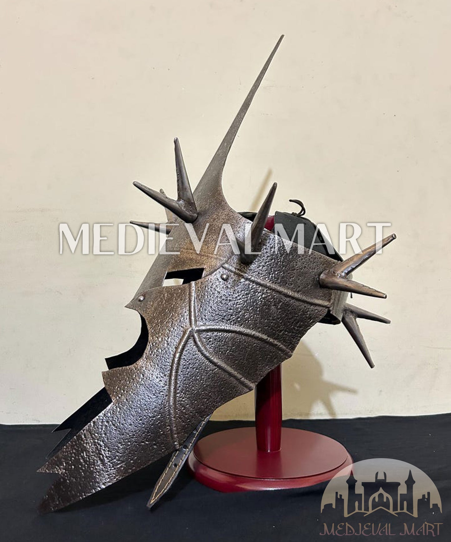 MEDIEVALMART "Nazgul" Witcher King Helmet Costume W/H Free Stand | LOTR Props