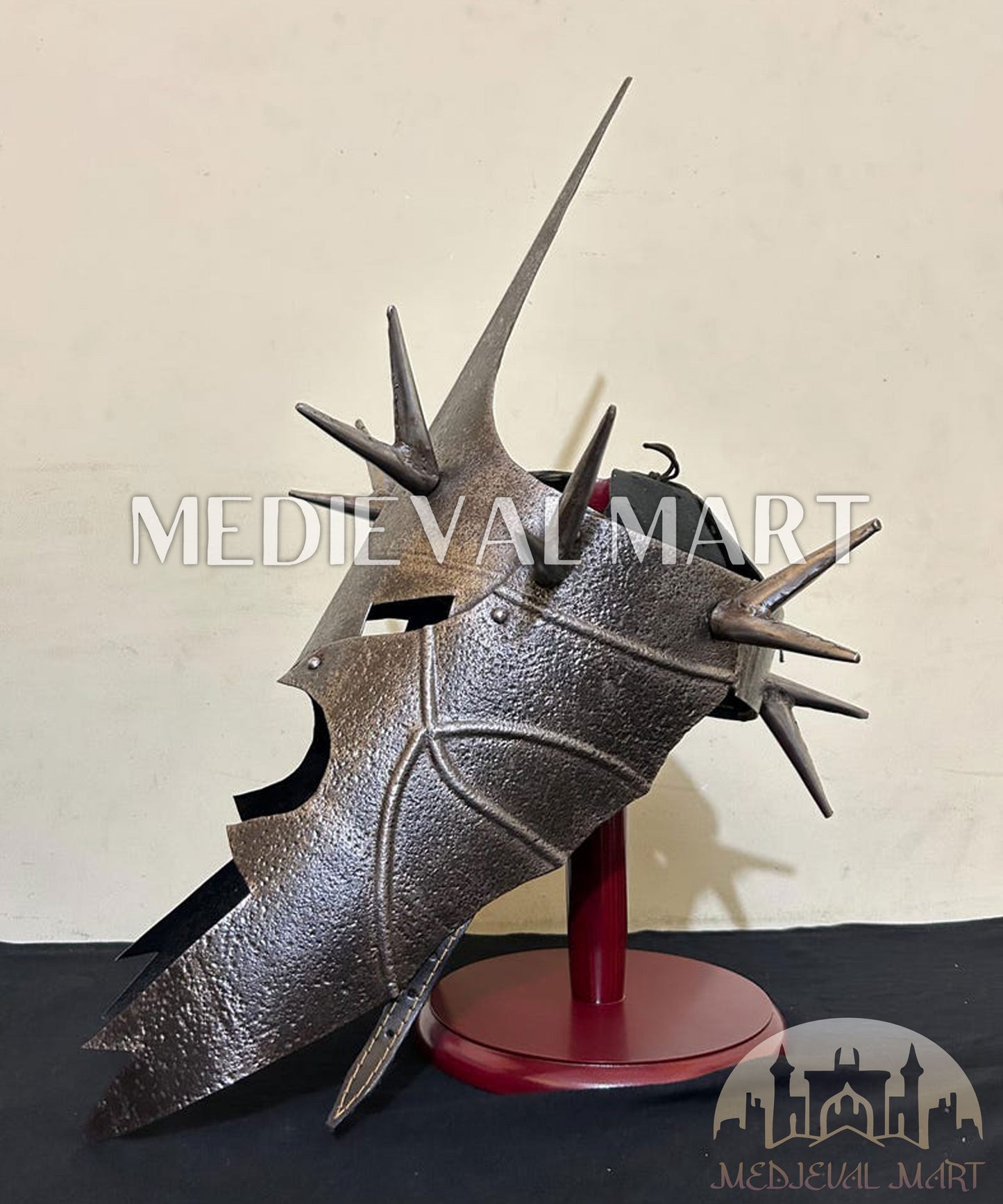 MEDIEVALMART "Nazgul" Witcher King Helmet Costume W/H Free Stand | LOTR Props