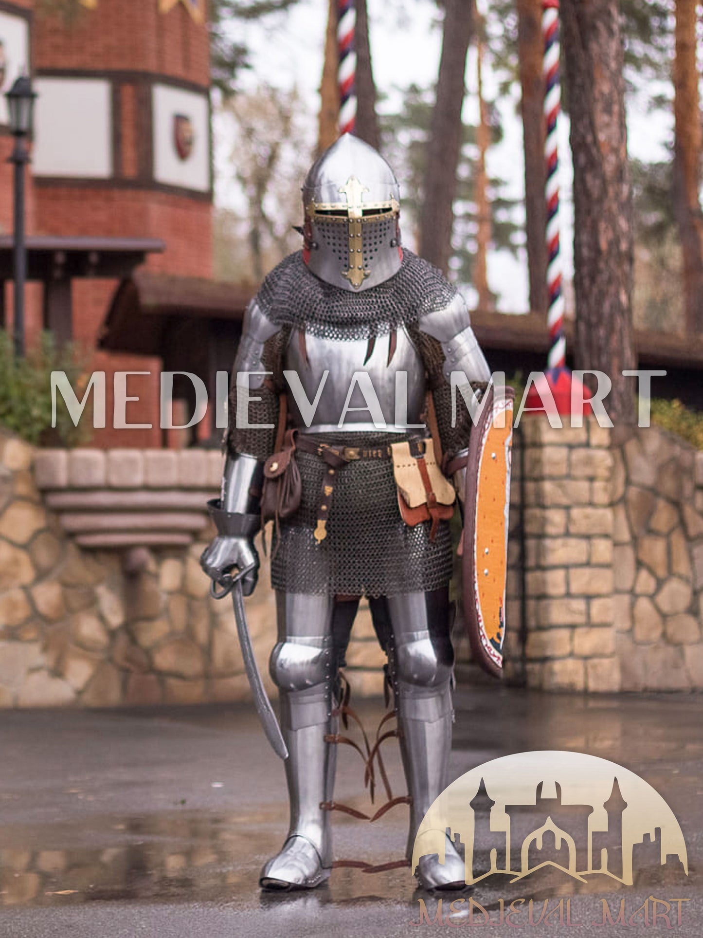 MEDIEVALMART The Great Alexander Medieval Full Body set of Armor Costume
