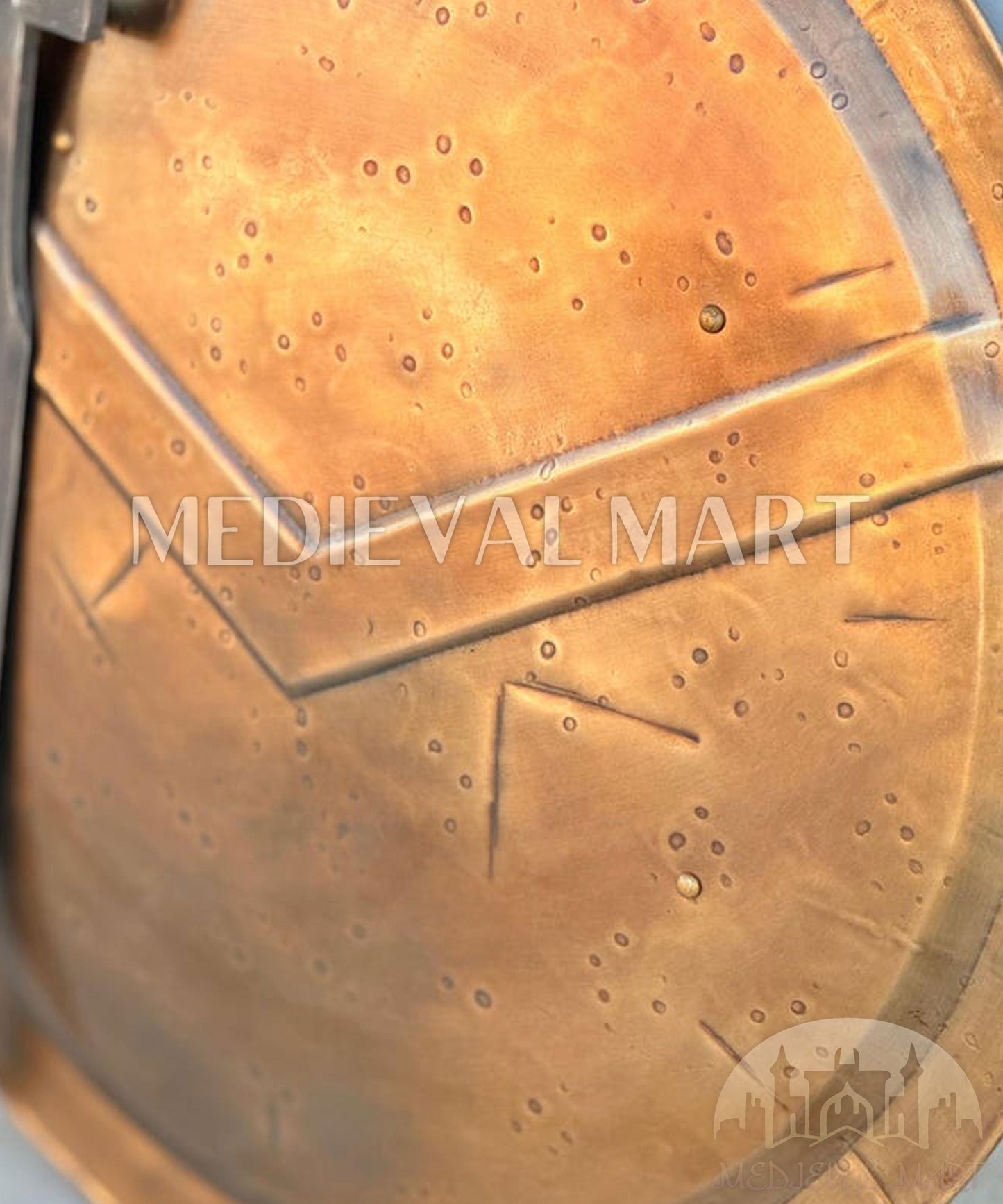 MEDIEVALMART "300 Movie" Spartan Round Shield W/H King Leonidas Sword - GIft for Halloween Day