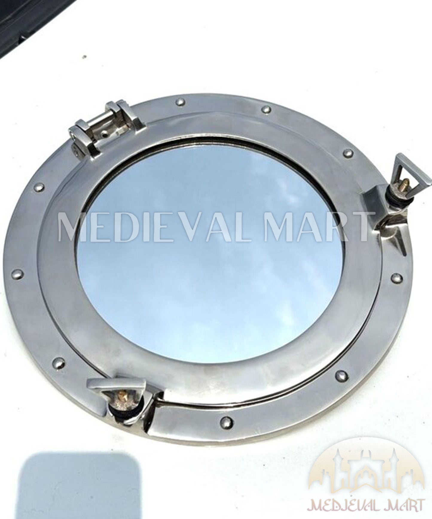 MEDIEVALMART Z Black Finish Maritime Ship Porthole