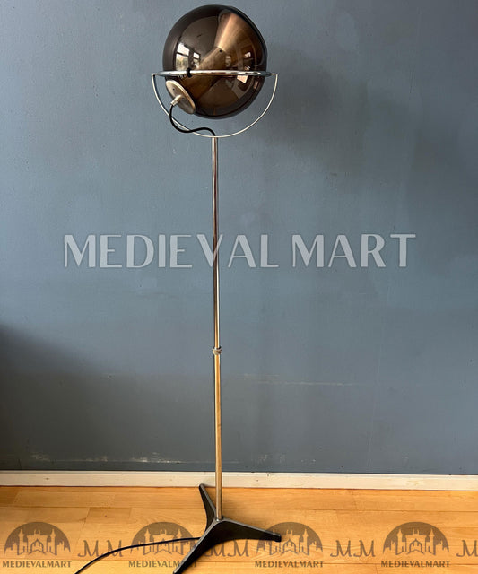 MEDIEVALMART Vintage Raak Space Age Globe Eyeball Floor Lamp by Frank Ligtelijn