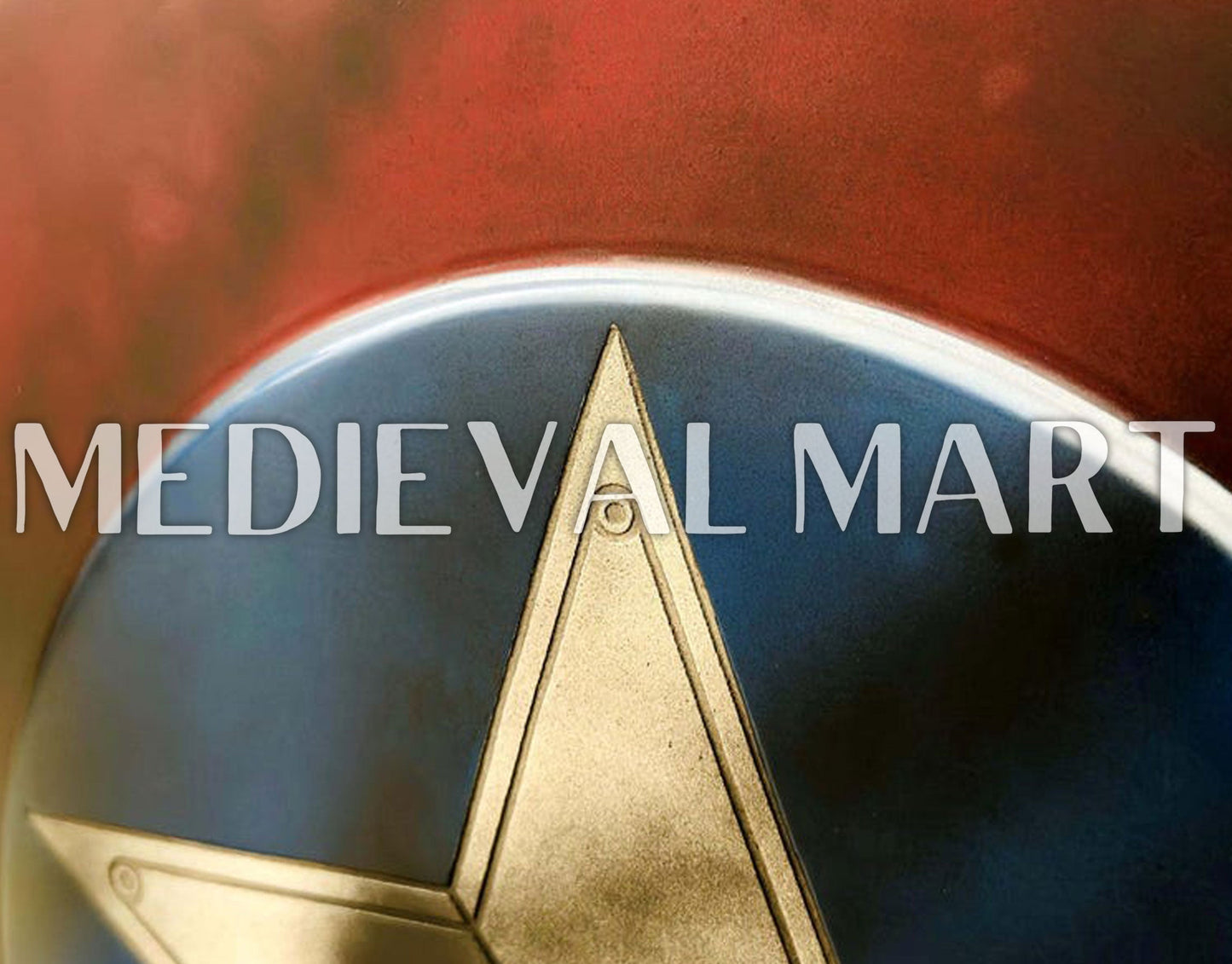 MEDIEVALMART Marvel Legend Captain America Shield Battle Damage Finish Marvel Prop Replica