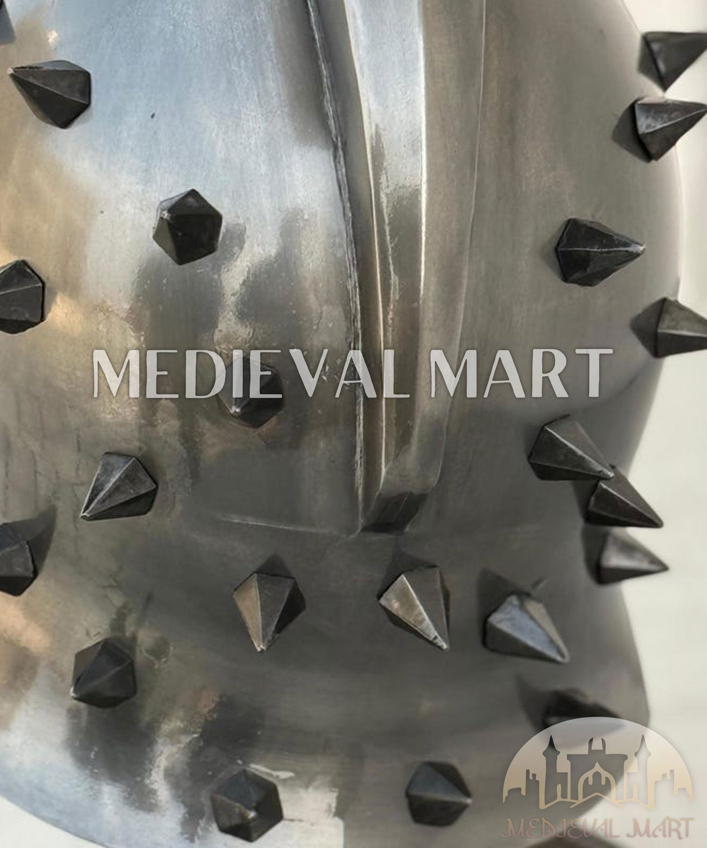 MEDIEVALMART "Gladiator" Antique Black Knight Roman Soldier Helmet W/H Free Stand | Gladiator Props