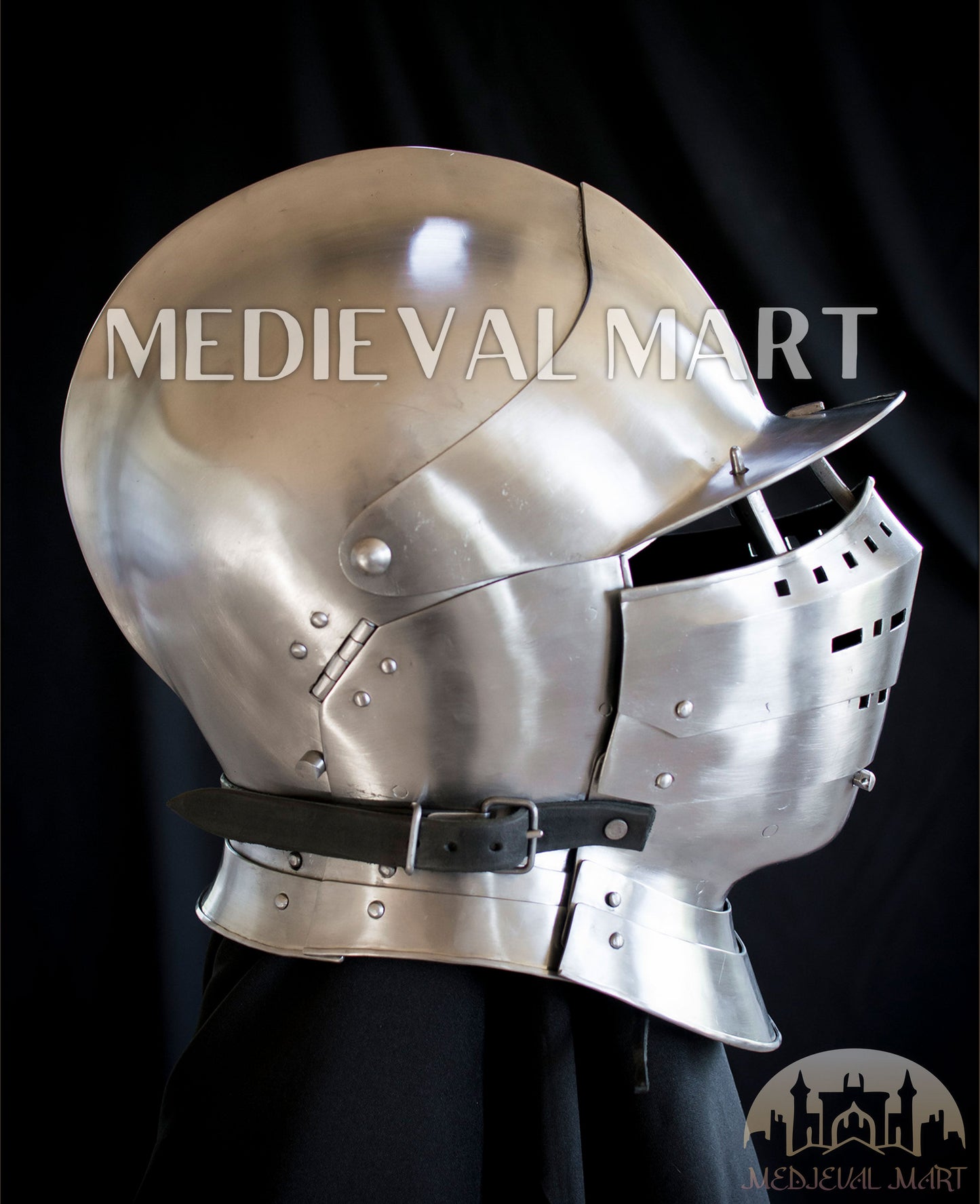 MEDIEVALMART 16th century German Renaissance-era modern combat Burgonet “Aldo Gervais” Helmet