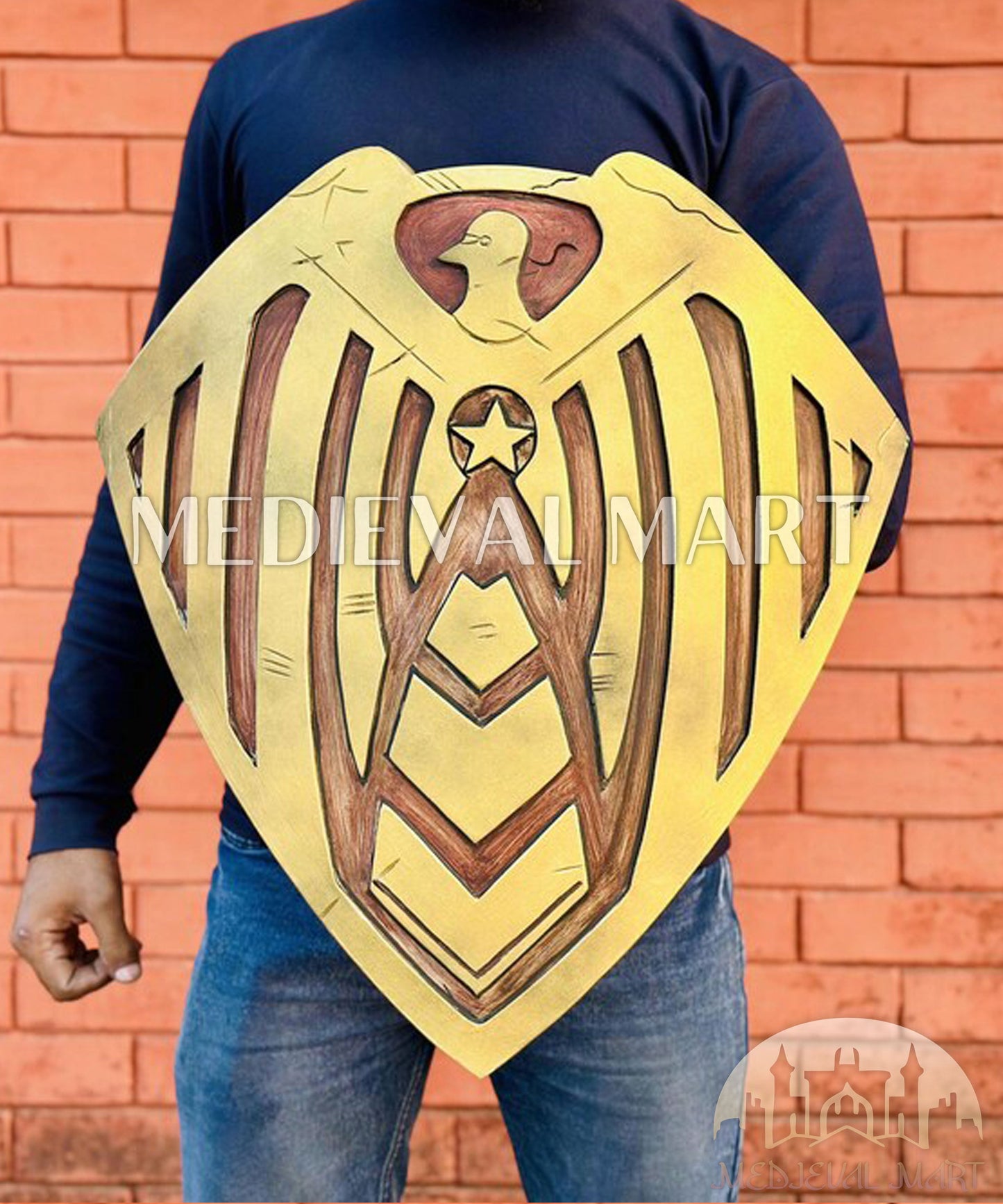 MEDIEVALMART The Soldier Boy Shield, Homelander Shield | Gift For Halloween Day