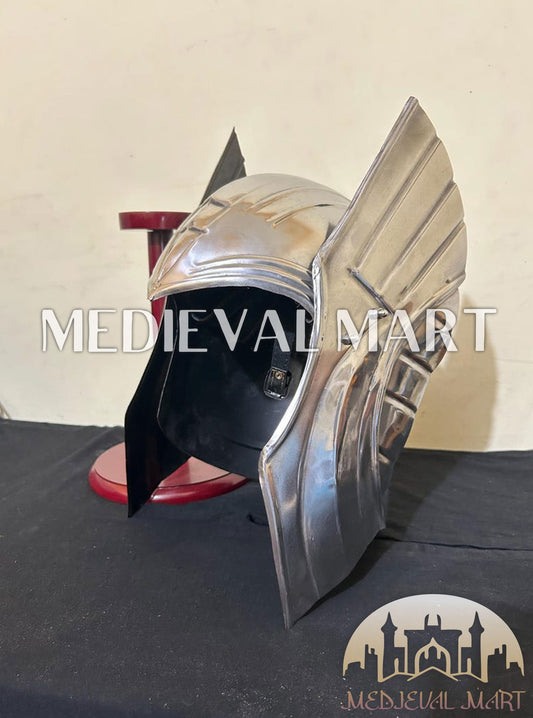 MEDIEVALMART "Thor Ragnarok" Avenger Warrior Thor Helmet W/H Free Stand | Marvel Props