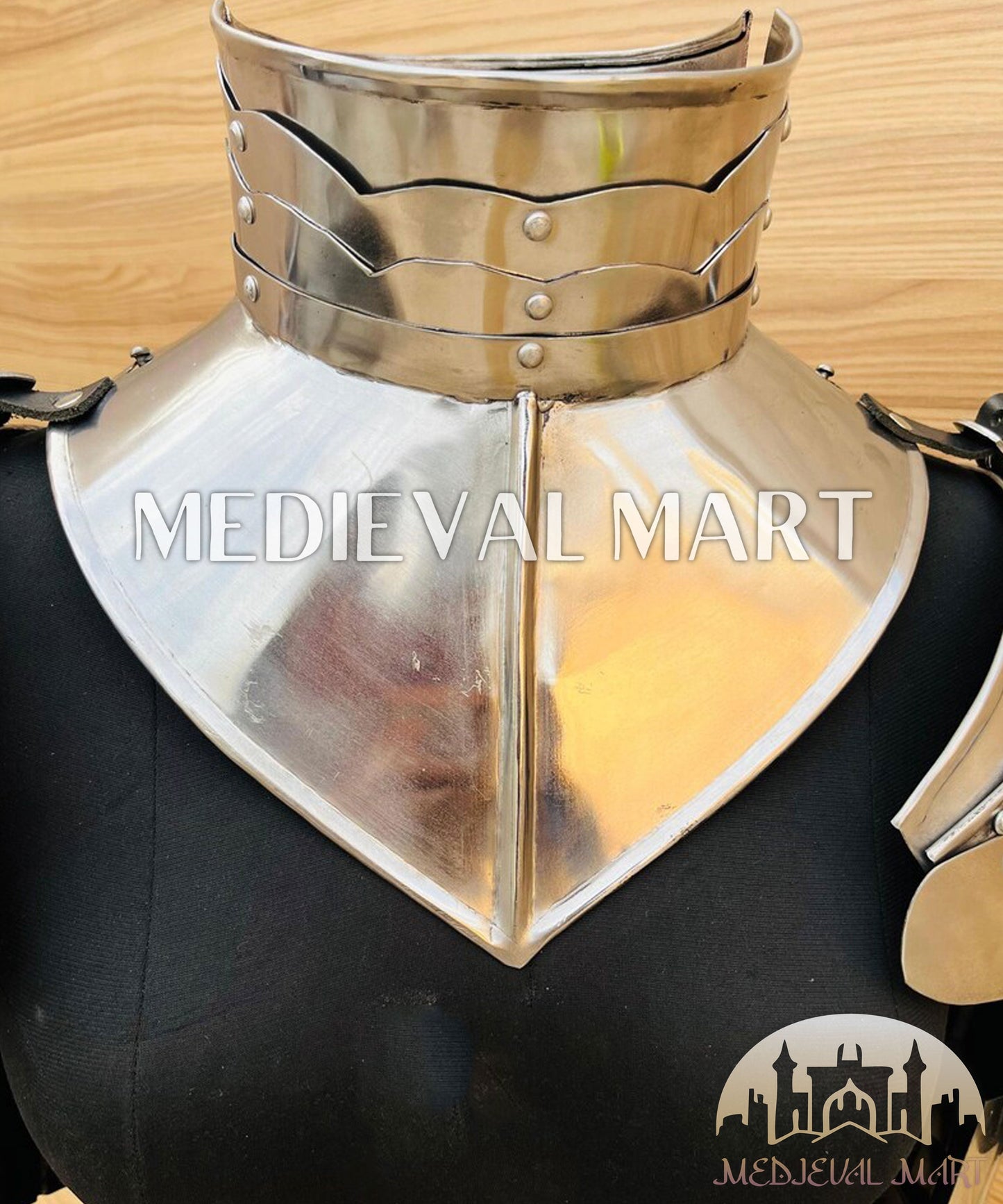 MEDIEVALMART MedievalMart (Solmara KnightWard) Women’s Armor With Pauldron & Bracer