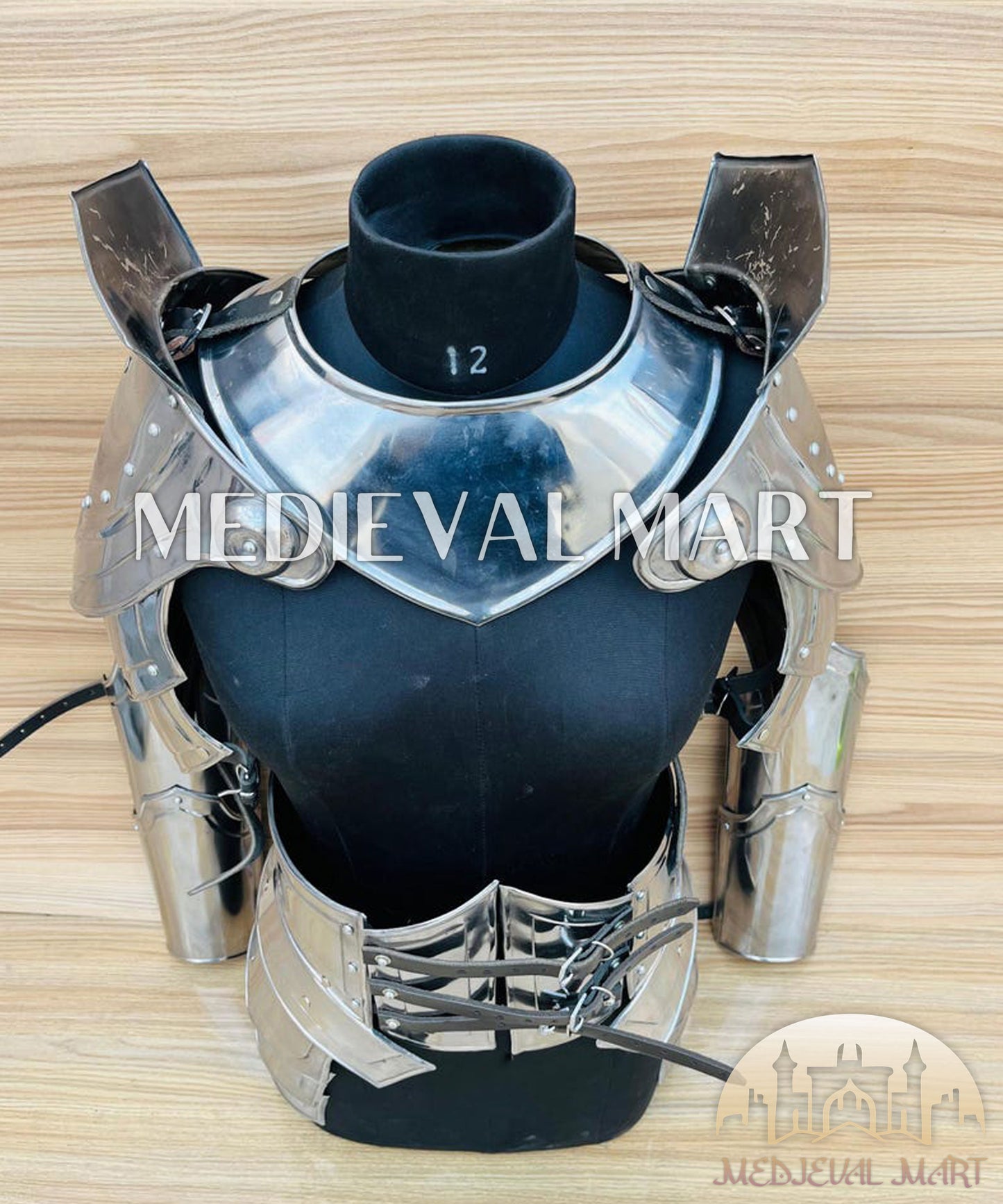 MEDIEVALMART (Isolara Dragonplate) Women’s Armor W/H Frost belt or Arms Armor