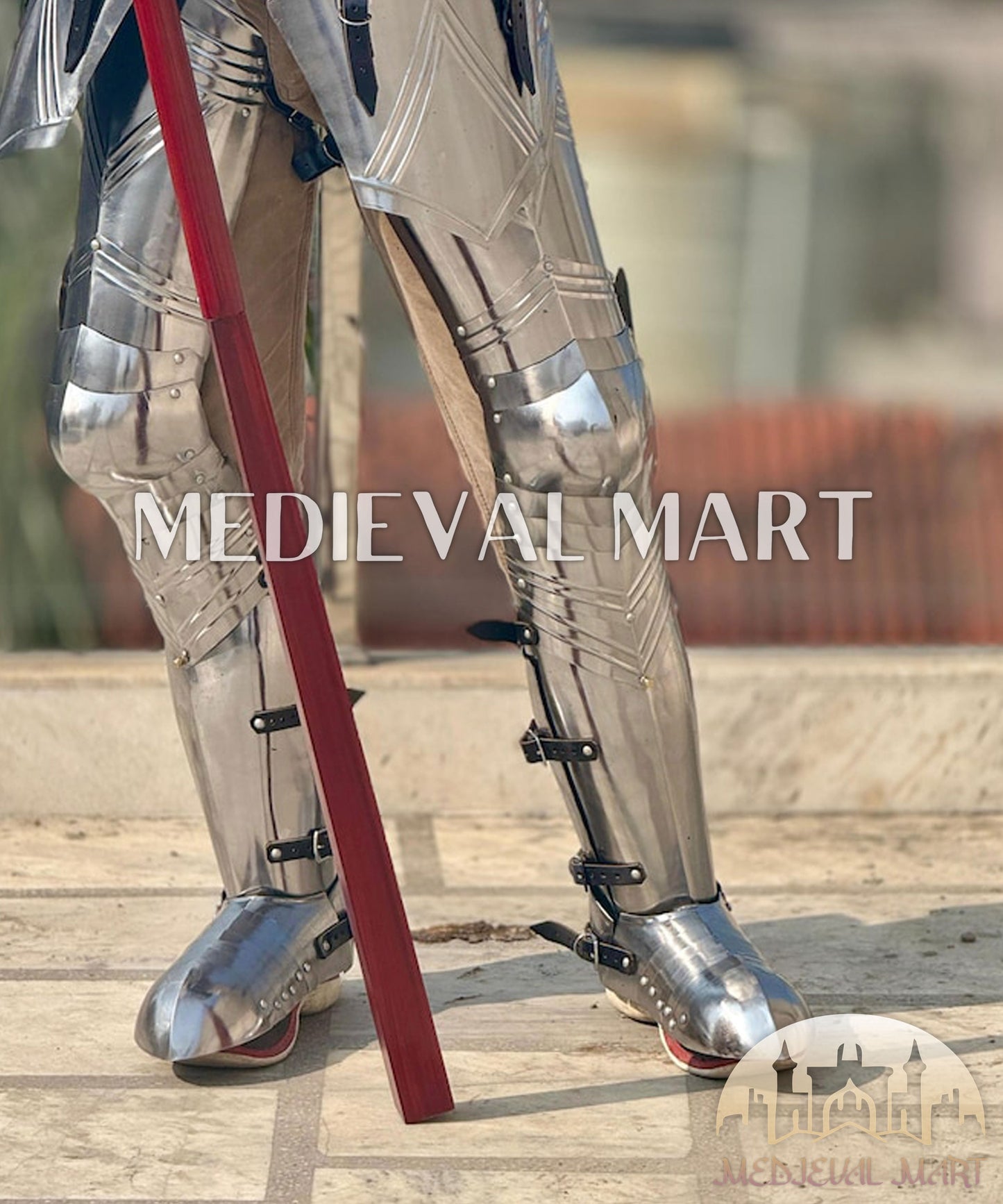 MEDIEVALMART Medieval Gothic Knight Suit Of Armor German Combat