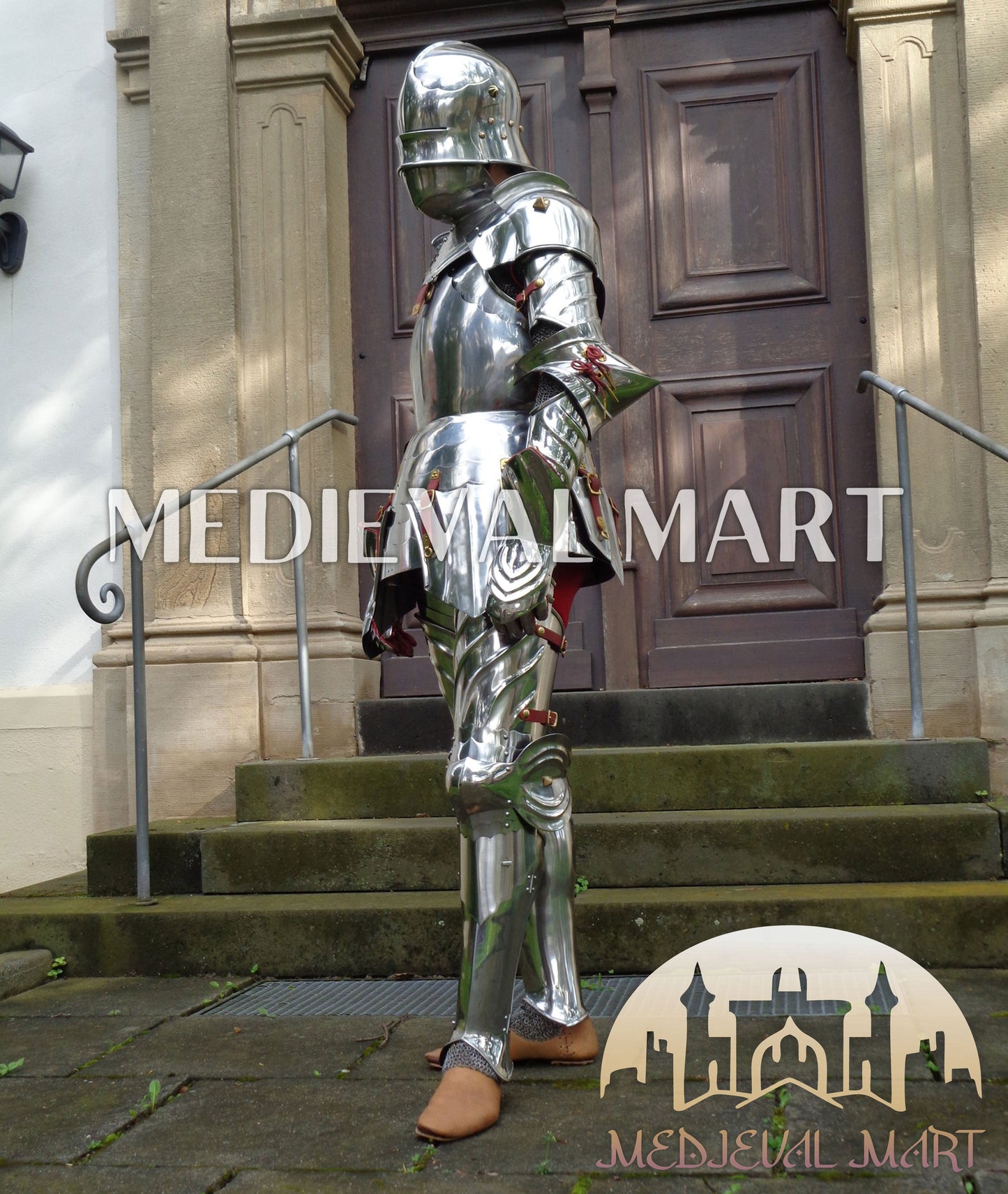 MEDIEVALMART 15th Century Gothic Full Plate Armor | Medieval Knight Suit For Reenactment & Cosplay