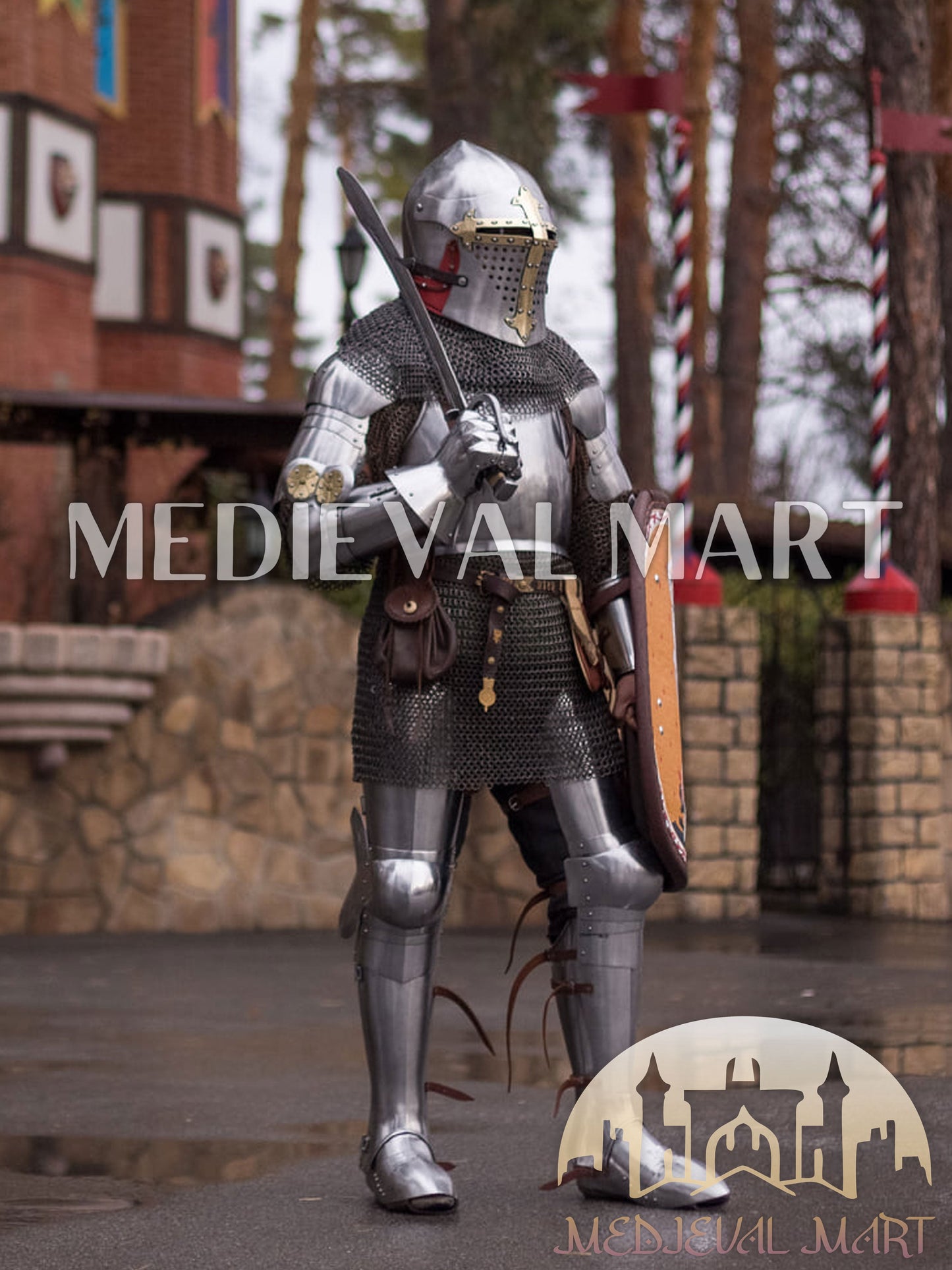 MEDIEVALMART The Great Alexander Medieval Full Body set of Armor Costume