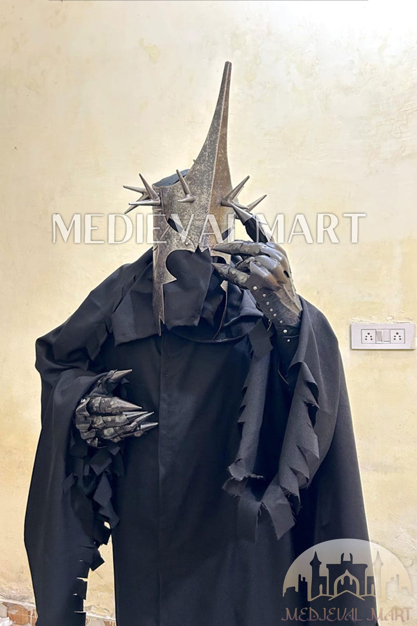 MEDIEVALMART LOTR Sauron's Inspired Nazgûl Complete Costume | Gift For Halloween Day