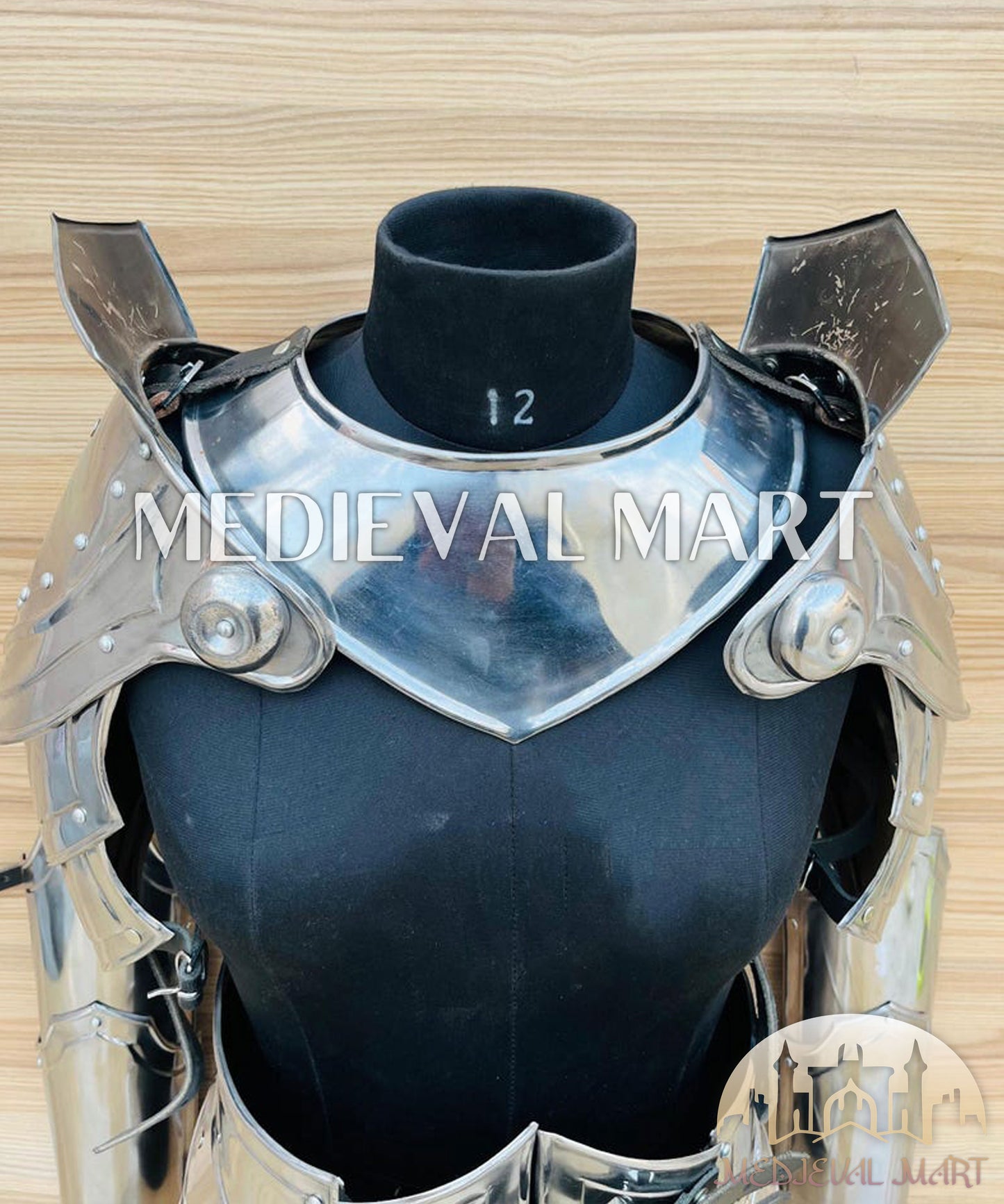 MEDIEVALMART (Isolara Dragonplate) Women’s Armor W/H Frost belt or Arms Armor