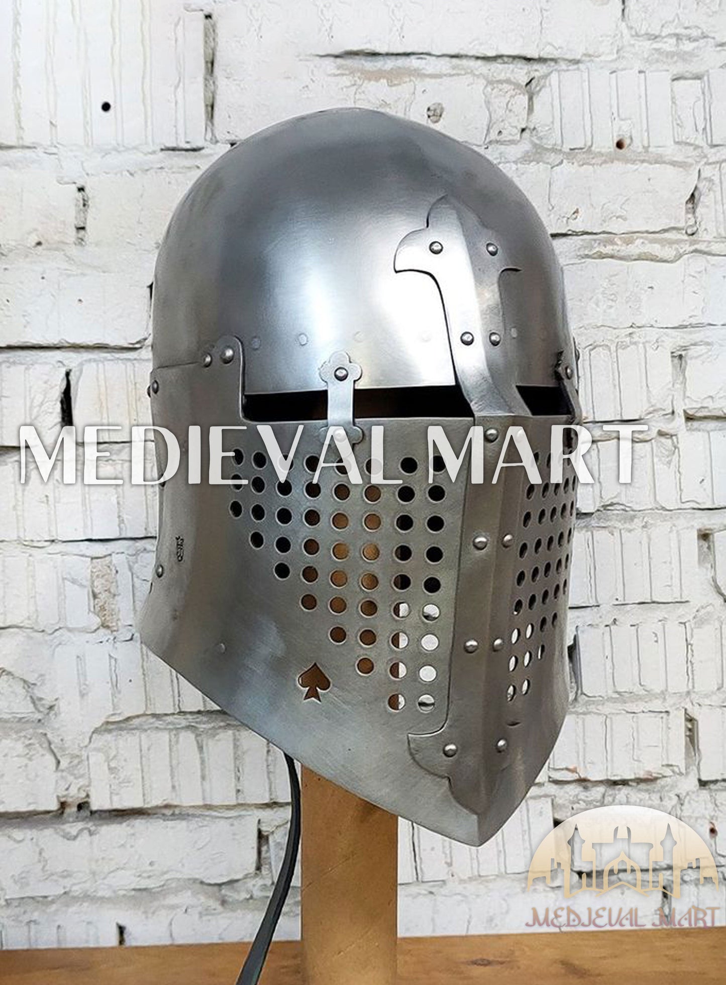 MEDIEVALMART 4th century The Great Alexander Sugarloaf Bascinet Helmet