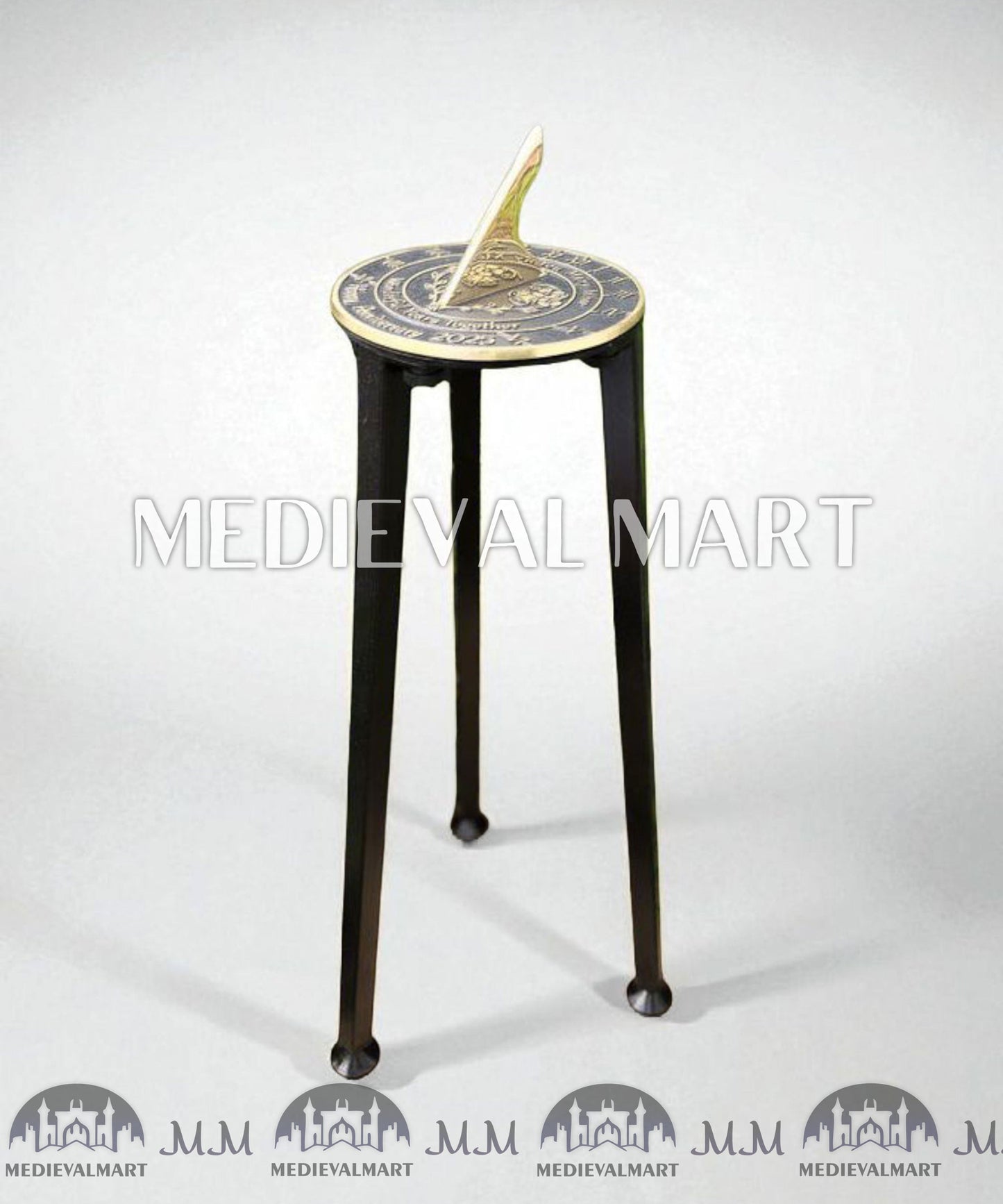 MEDIEVALMART "Wonderful Years" Happy Anniversary Sundial Clock Best Gift For Anniversary Day